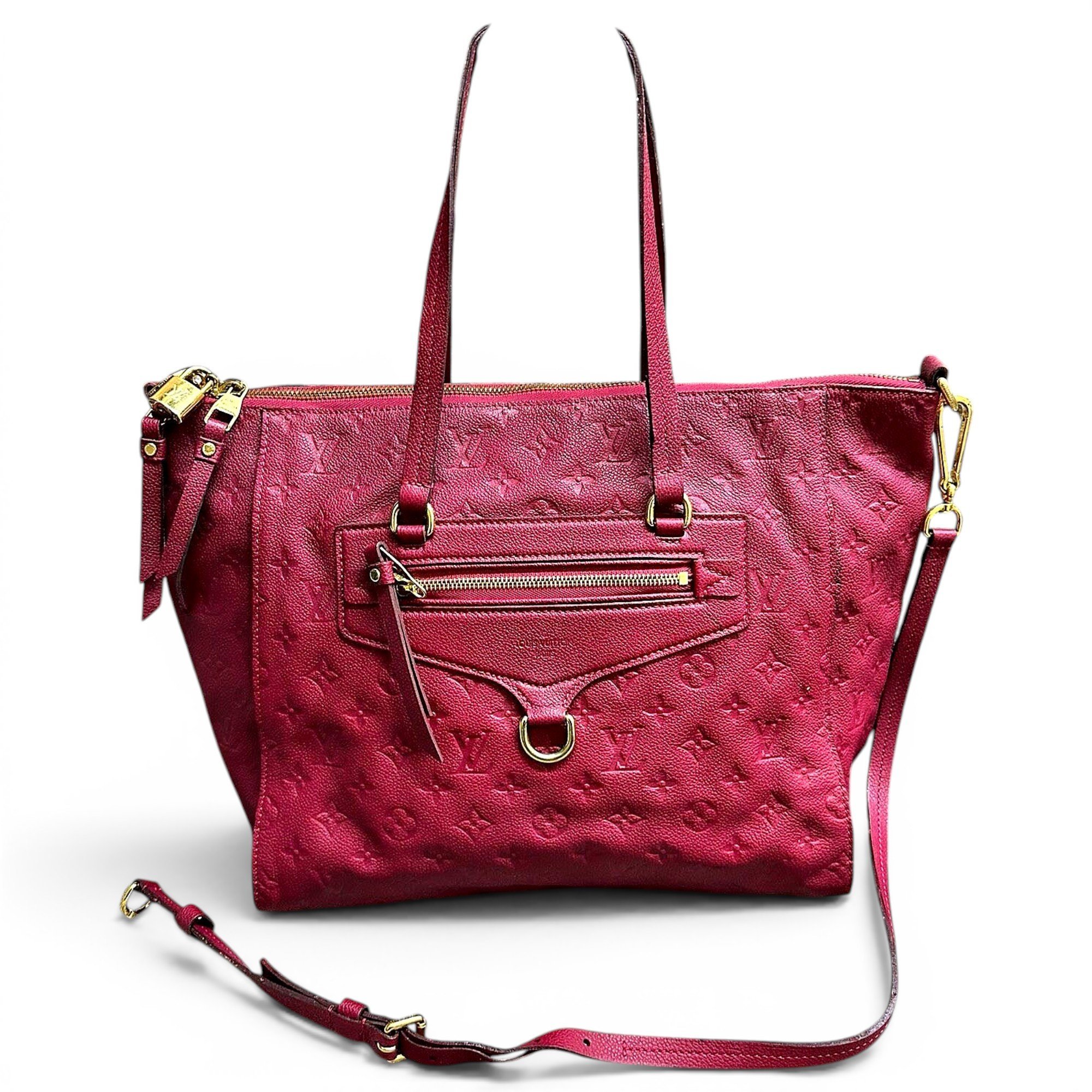 Lumineuse leather handbag