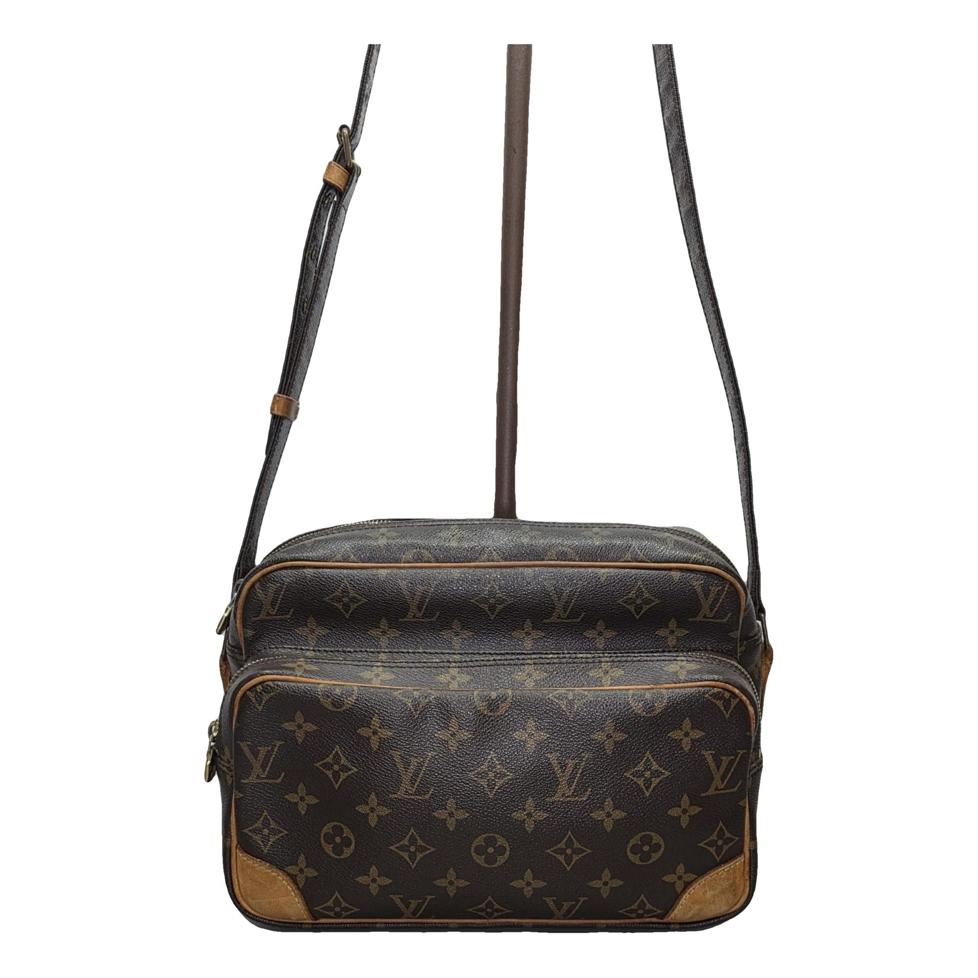 Nile leather crossbody bag