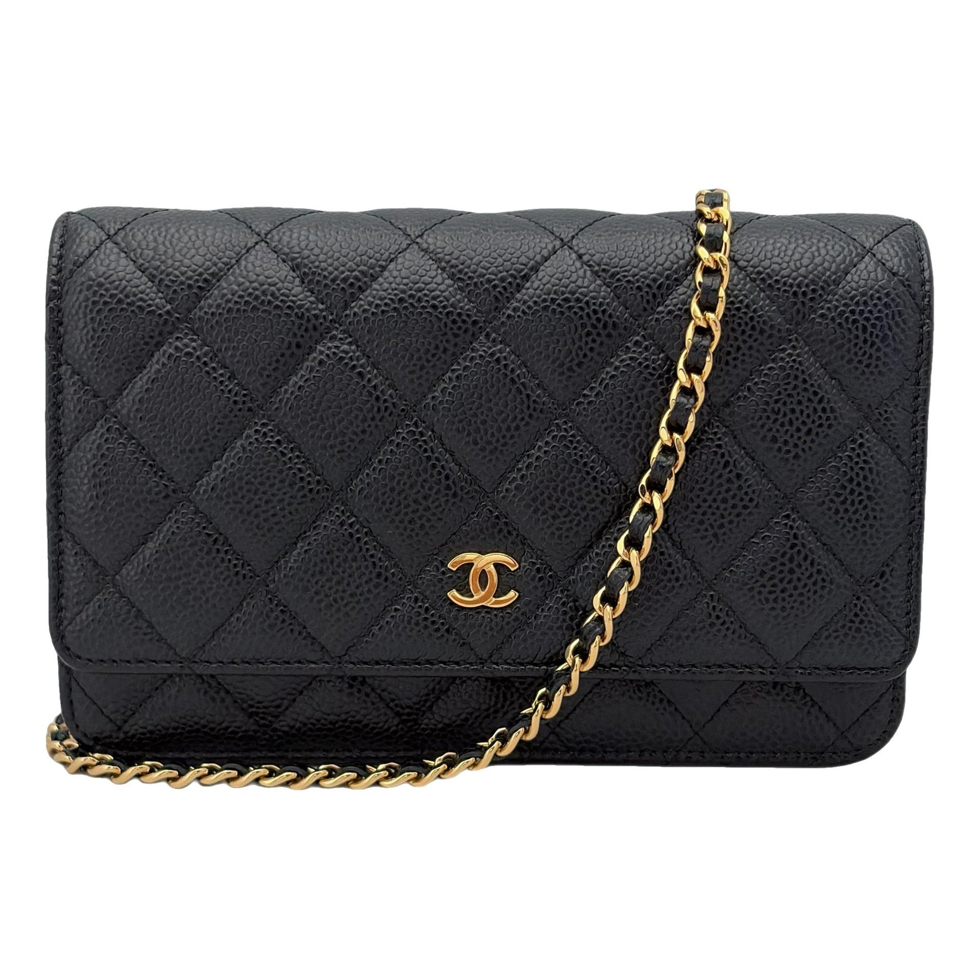 Wallet On Chain Timeless/Classique leather crossbody bag