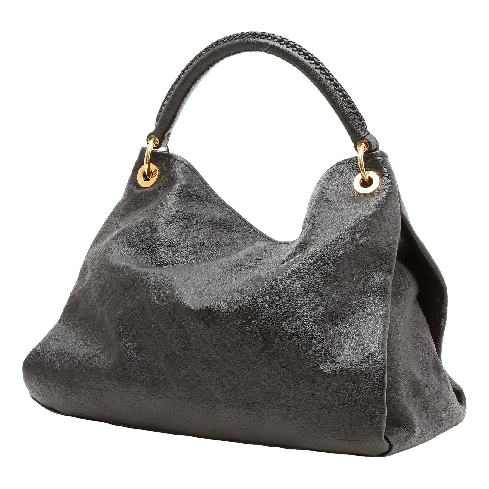 Artsy leather handbag