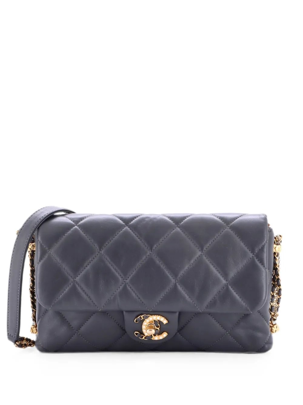Crush on Chains Flap Bag Quilted Lambskin Medium crossbody bag