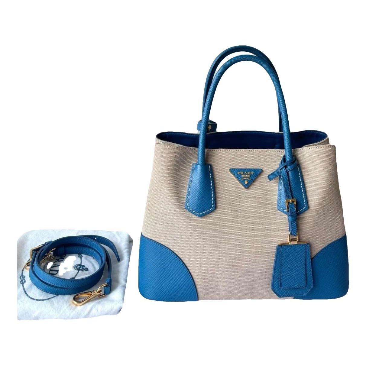Double cloth handbag