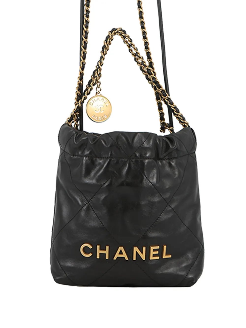 2021-2026 Mini Shiny Calfskin 22 Handbag satchel