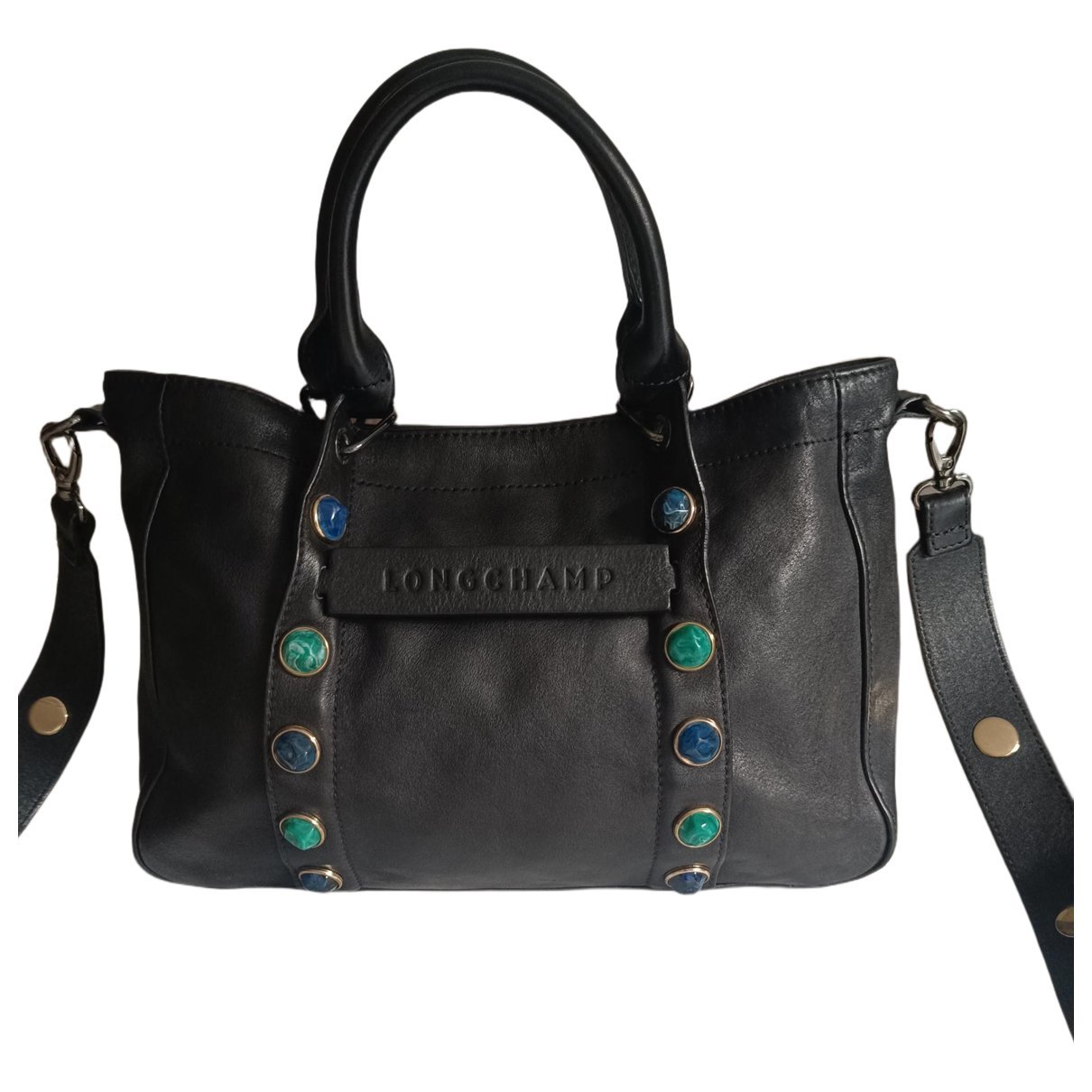 3D leather crossbody bag