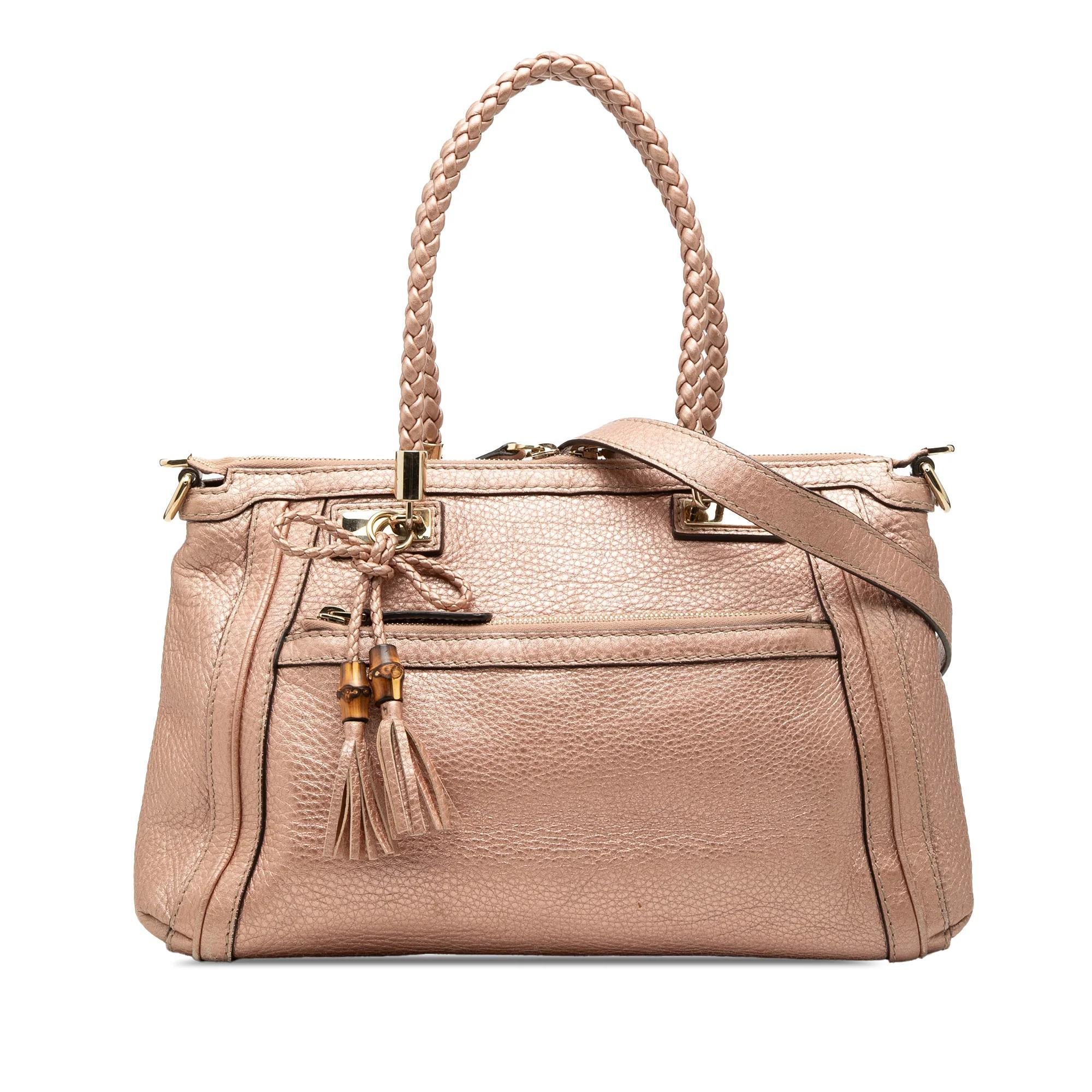 Bella pony-style calfskin satchel