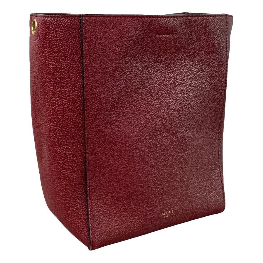 Seau Sangle leather handbag