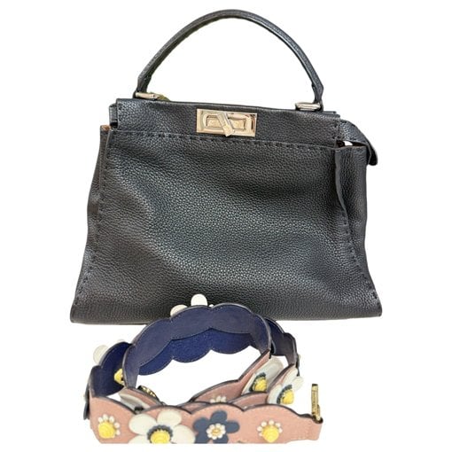 Peekaboo leather handbag