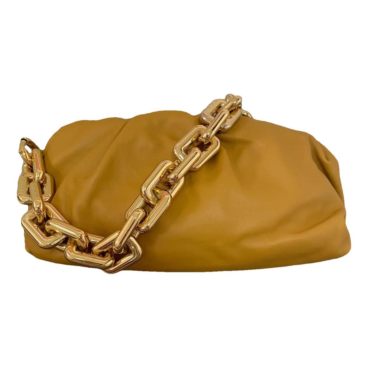 Chain Pouch leather handbag