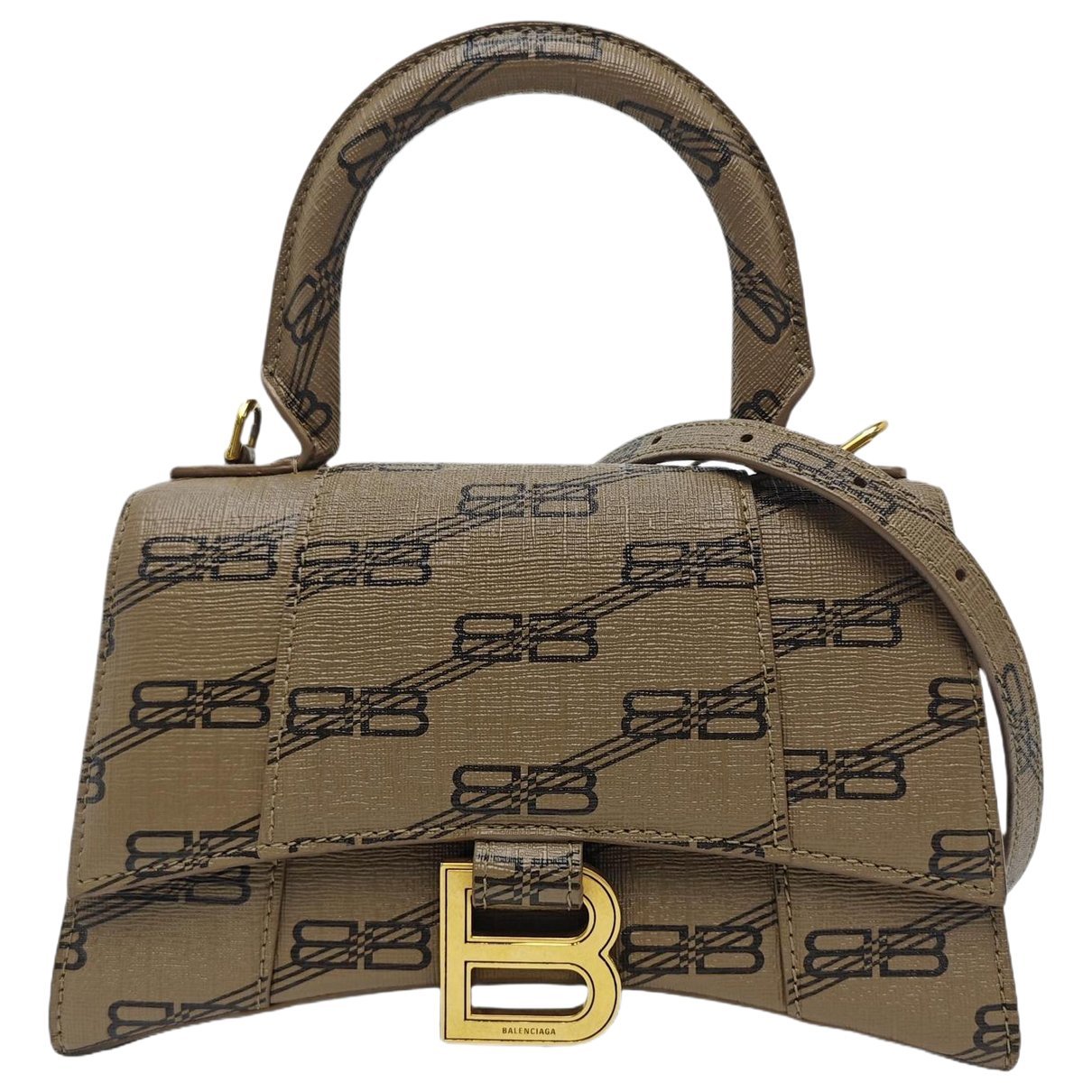 Balenciaga Hourglass leather handbag
