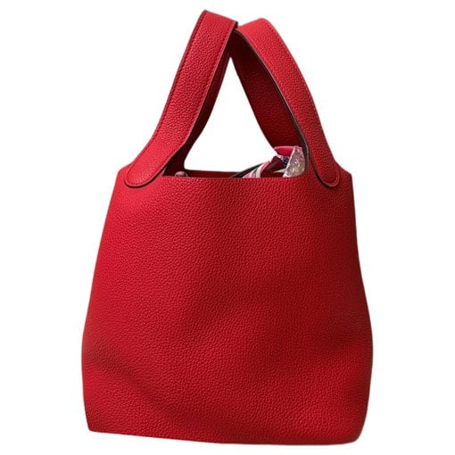 Picotin leather handbag