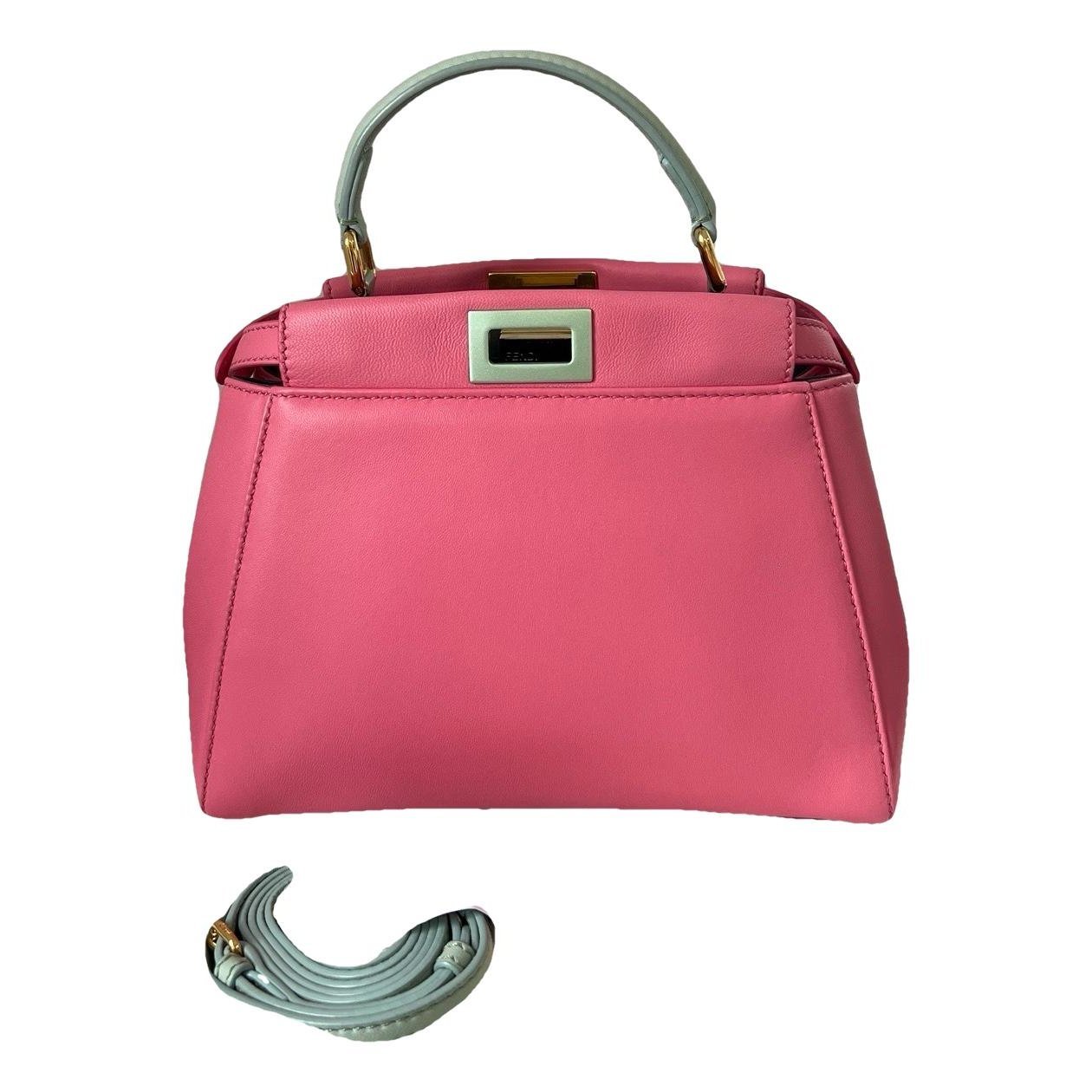Peekaboo leather handbag
