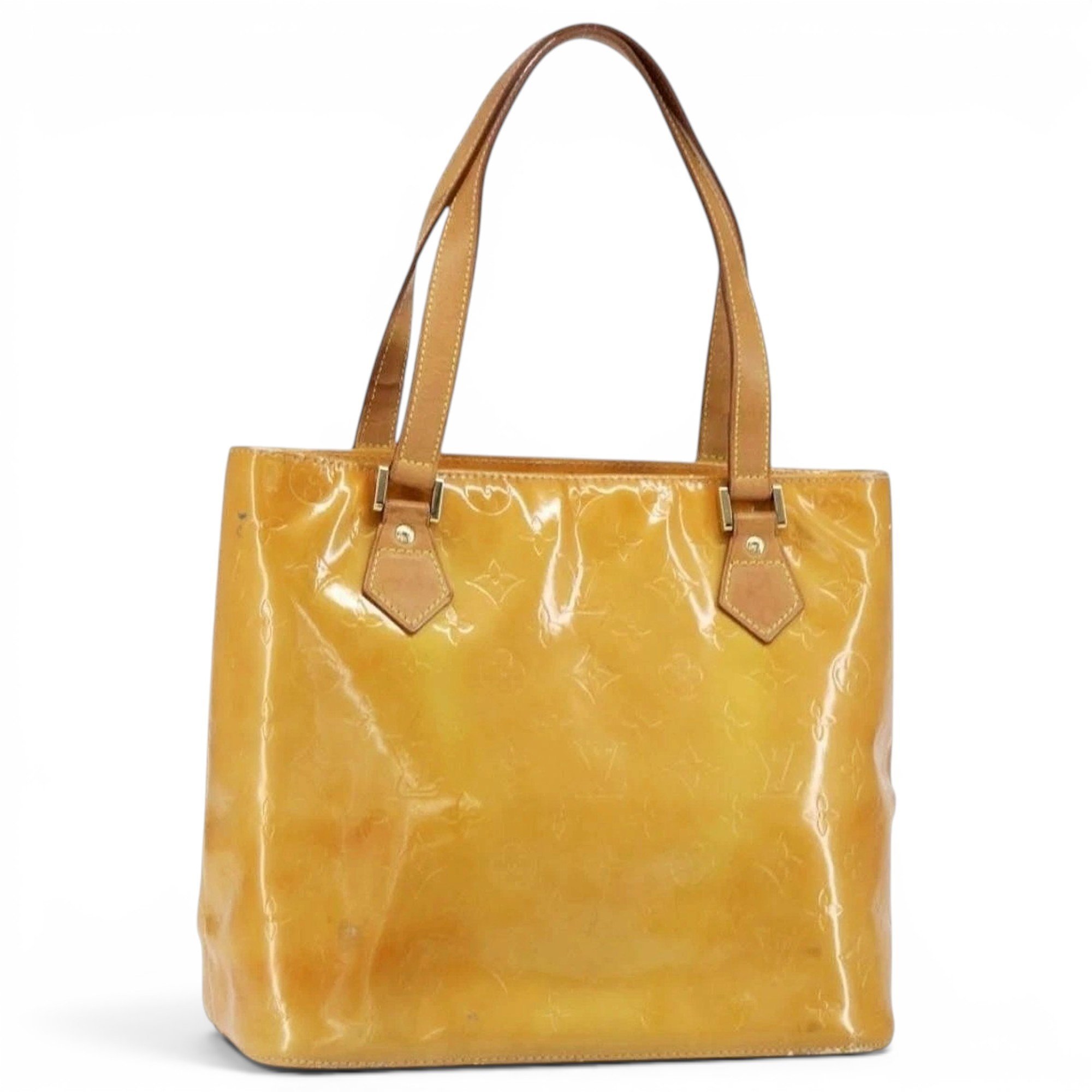 Houston patent leather handbag