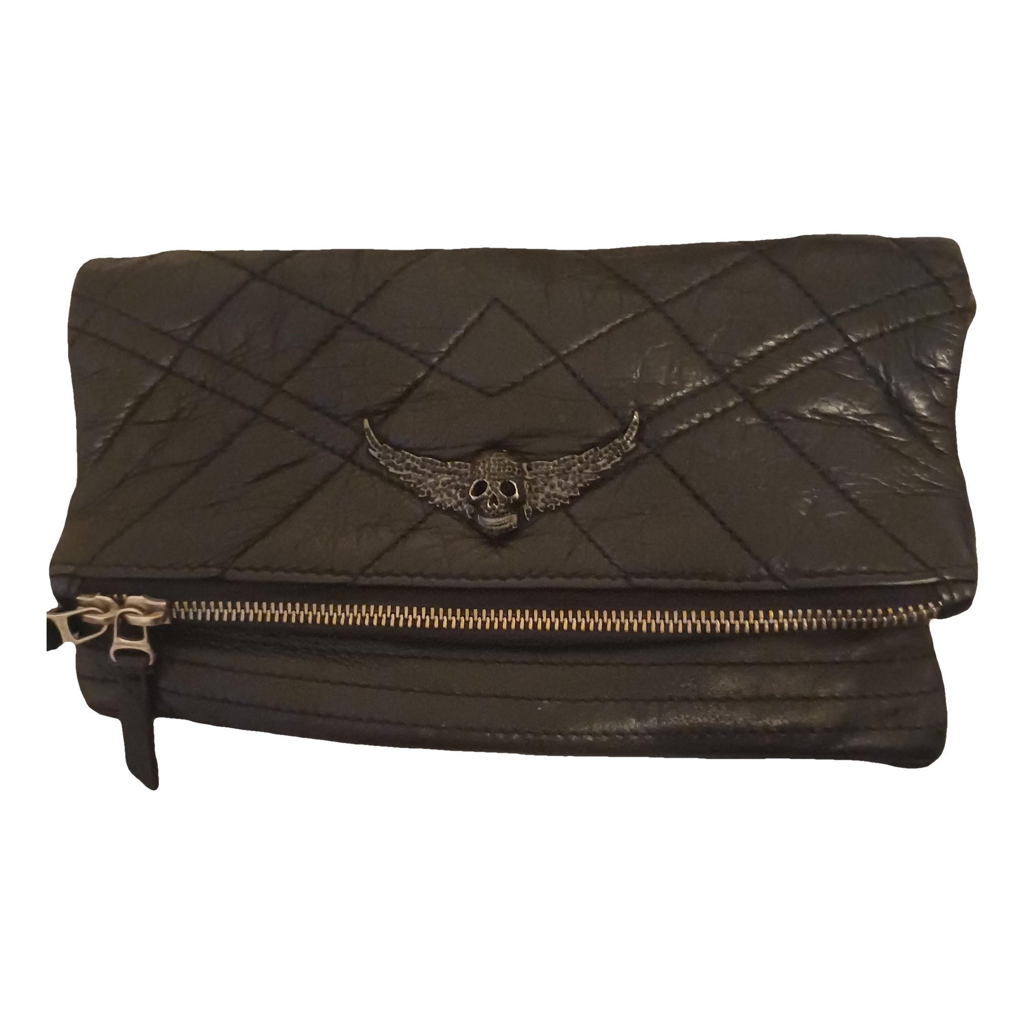Rock leather crossbody bag