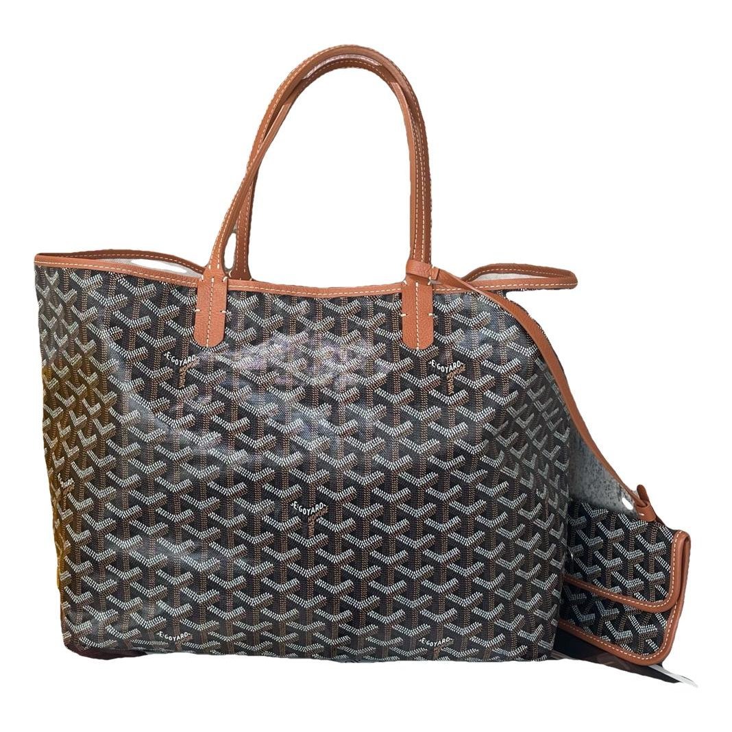 Goyard Saint-Louis leather handbag