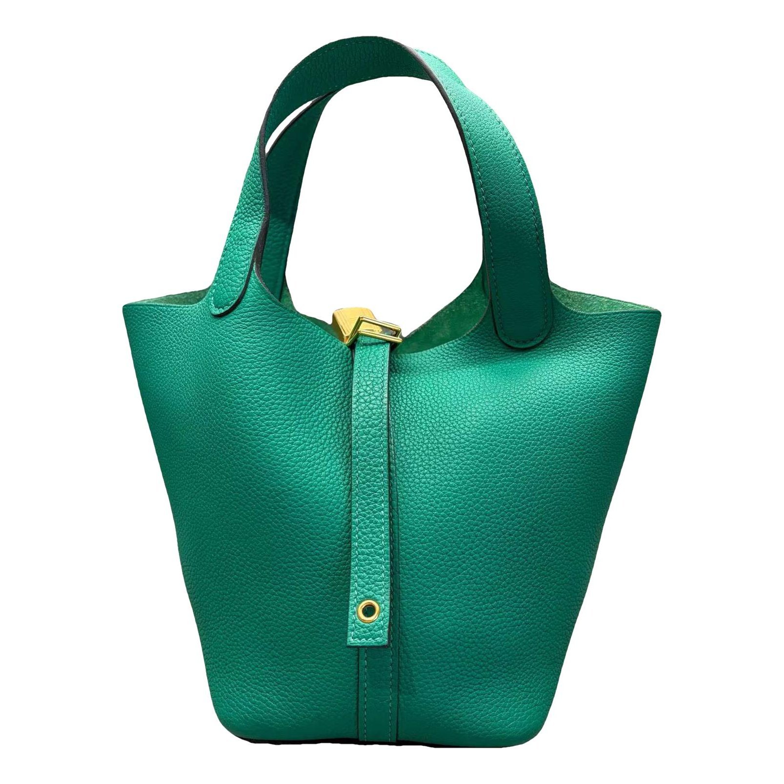 Picotin leather handbag