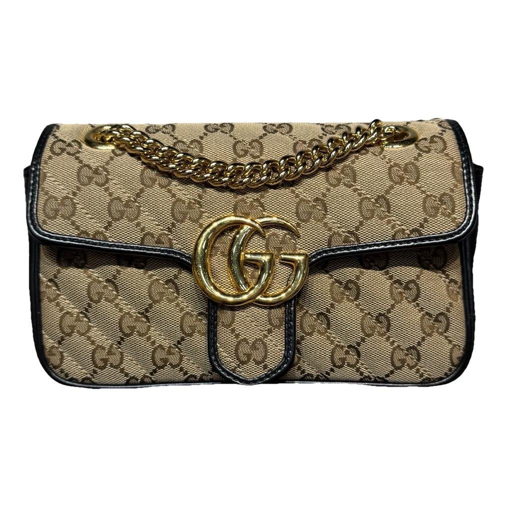 GG Marmont Flap leather handbag