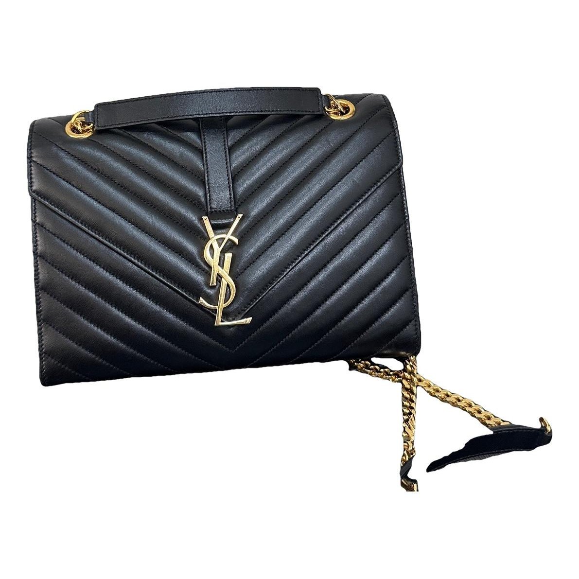 Portefeuille enveloppe leather handbag