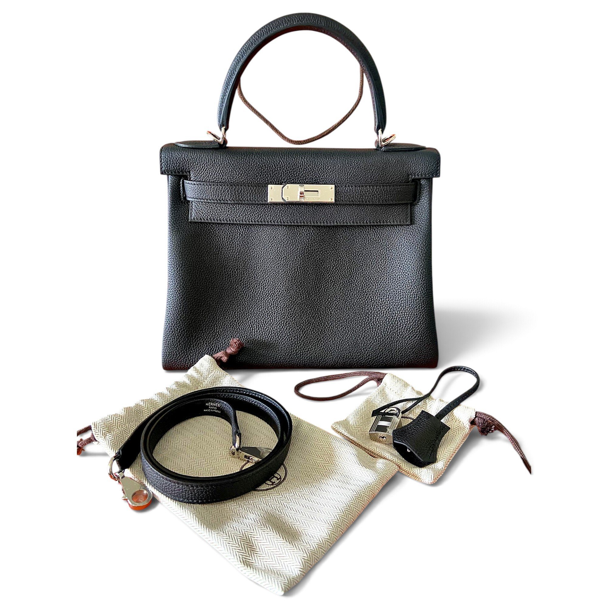 Kelly 28 leather handbag