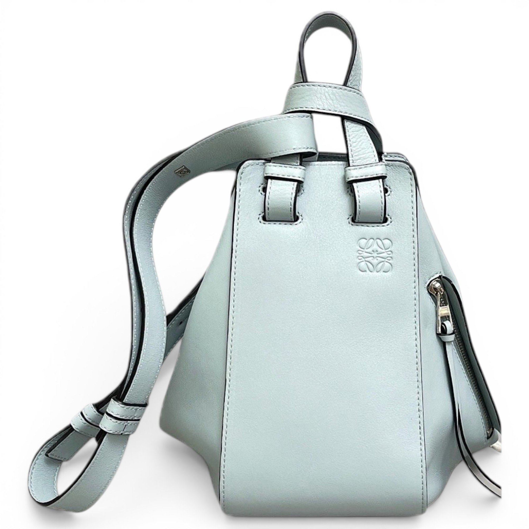 Hammock leather handbag