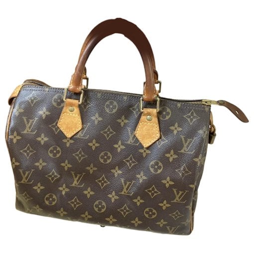 Speedy leather handbag