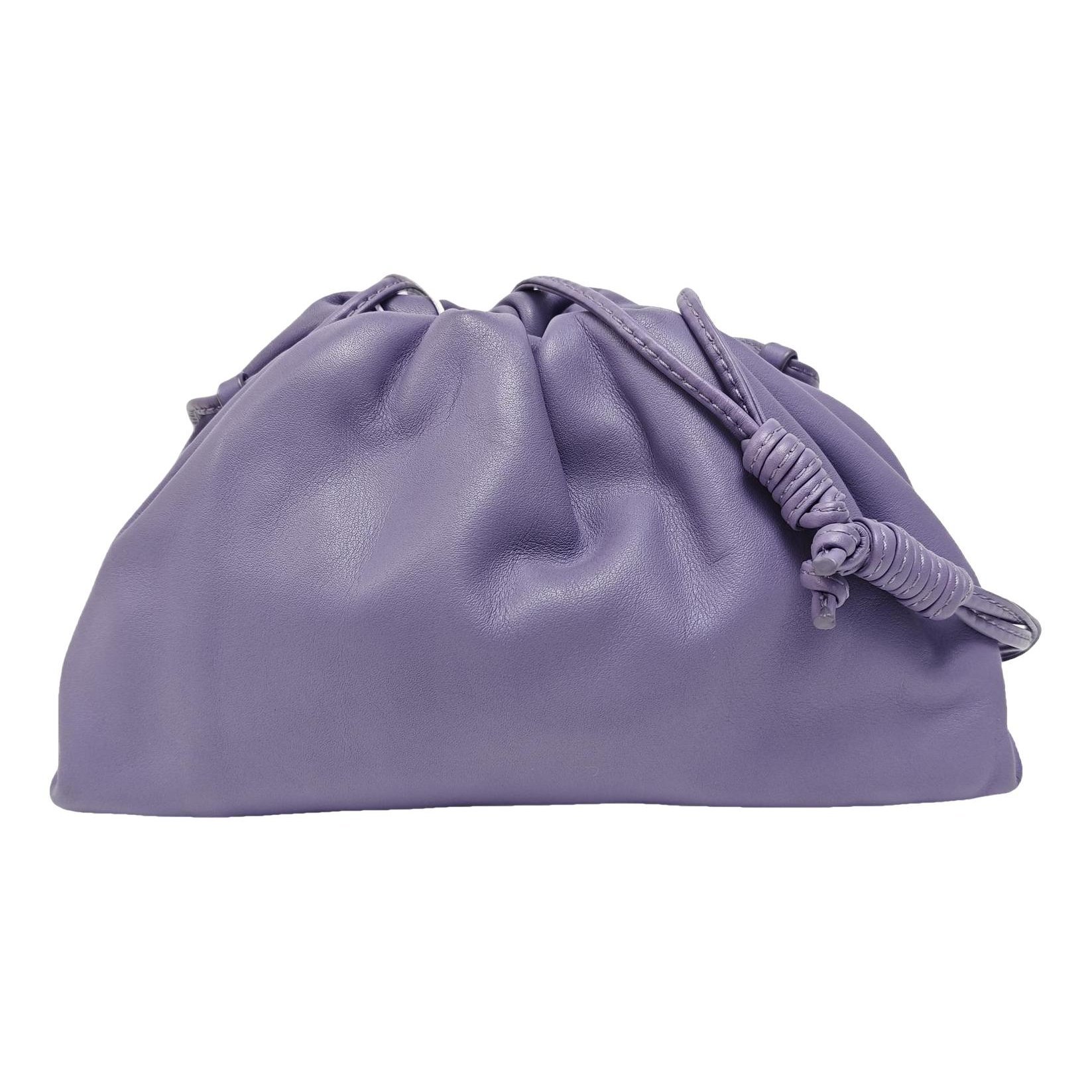 Pouch leather crossbody bag