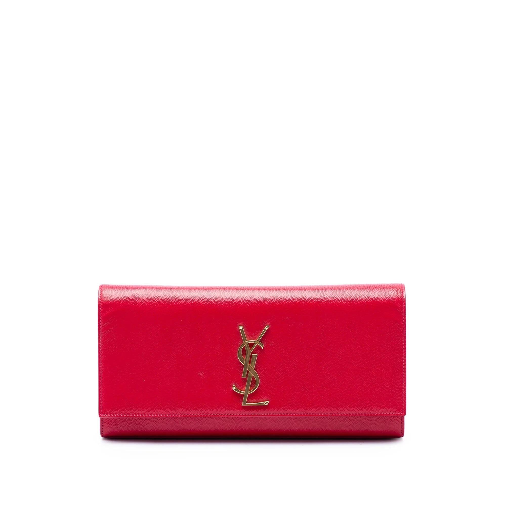 Cassandre leather clutch bag