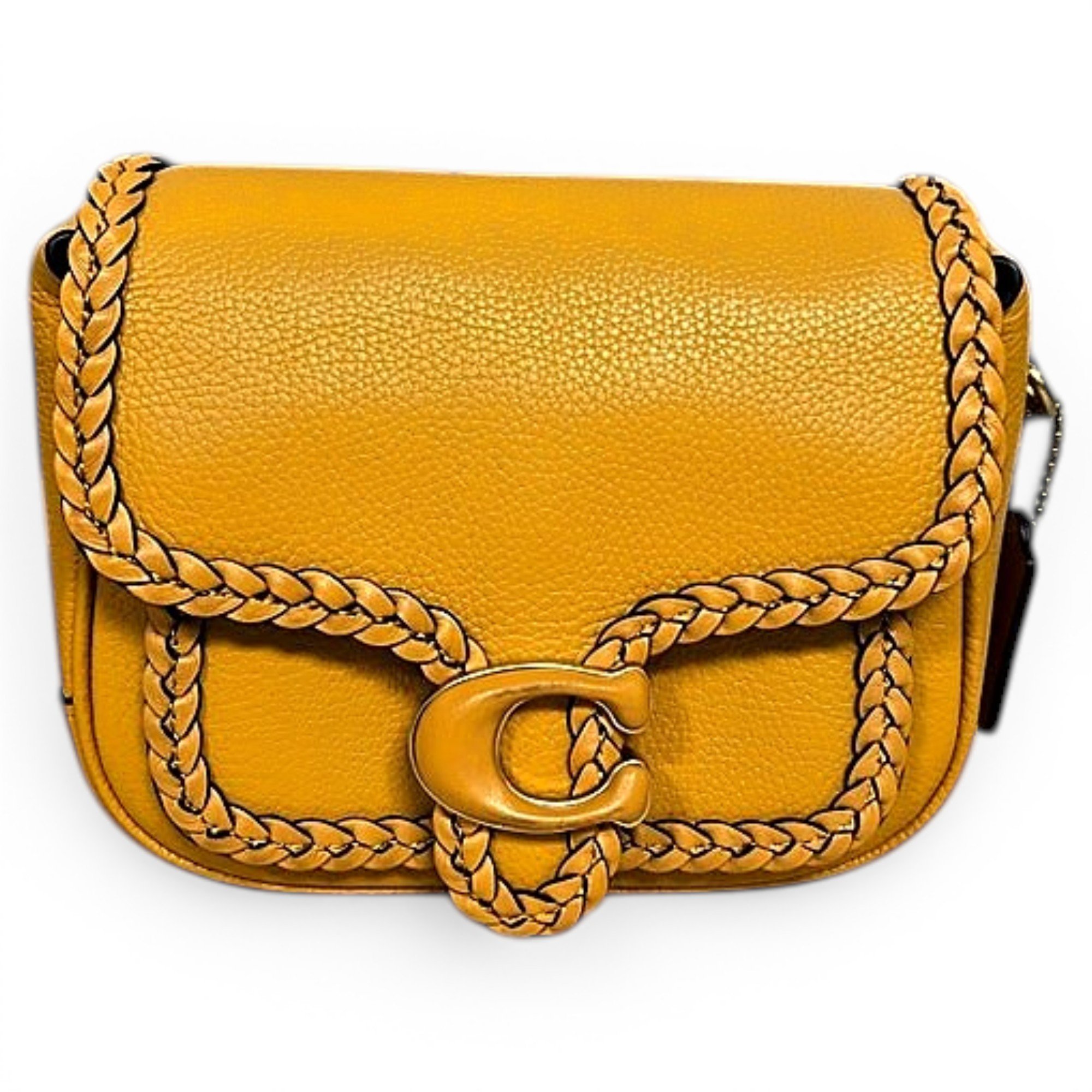 Leather clutch bag