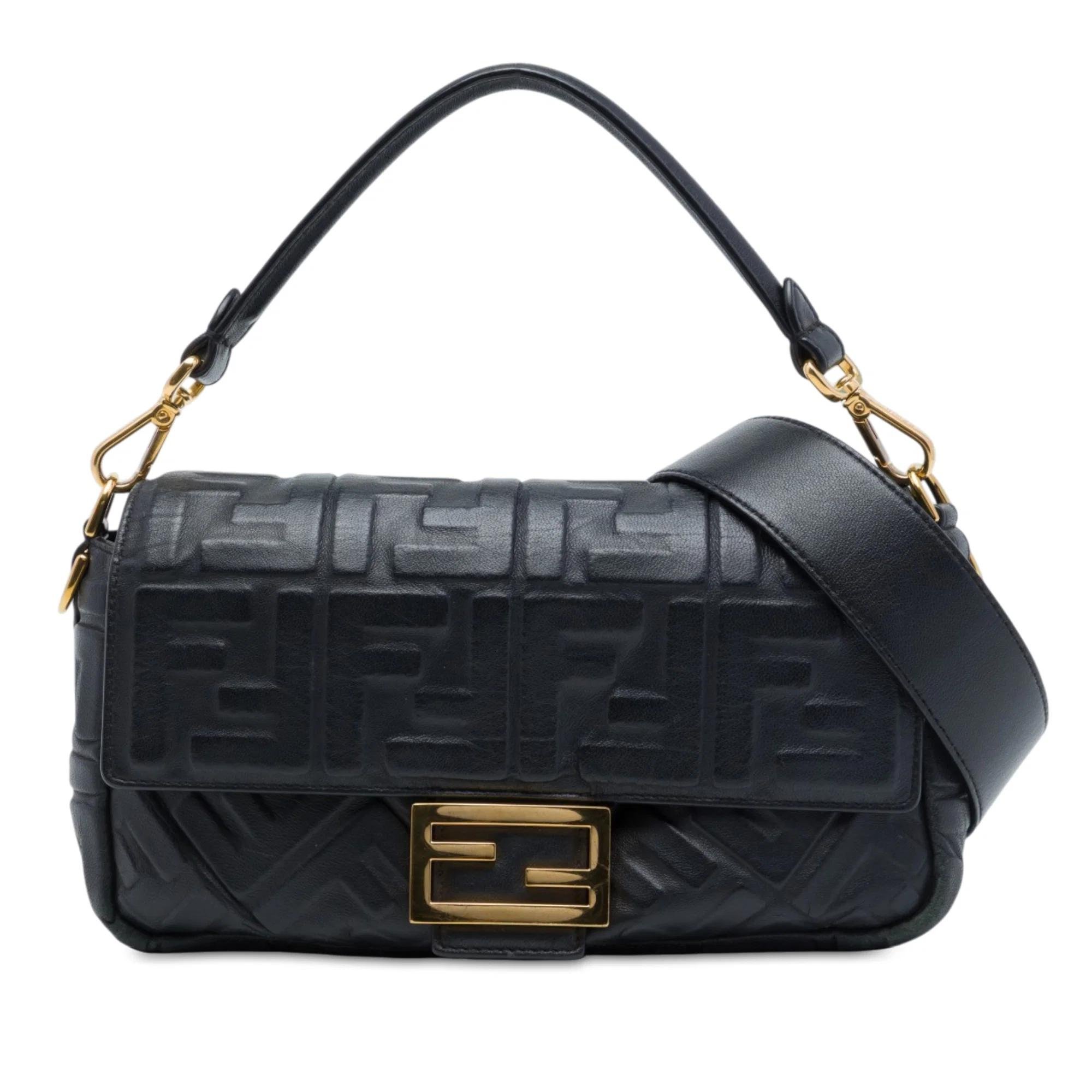 Fendi Baguette leather satchel