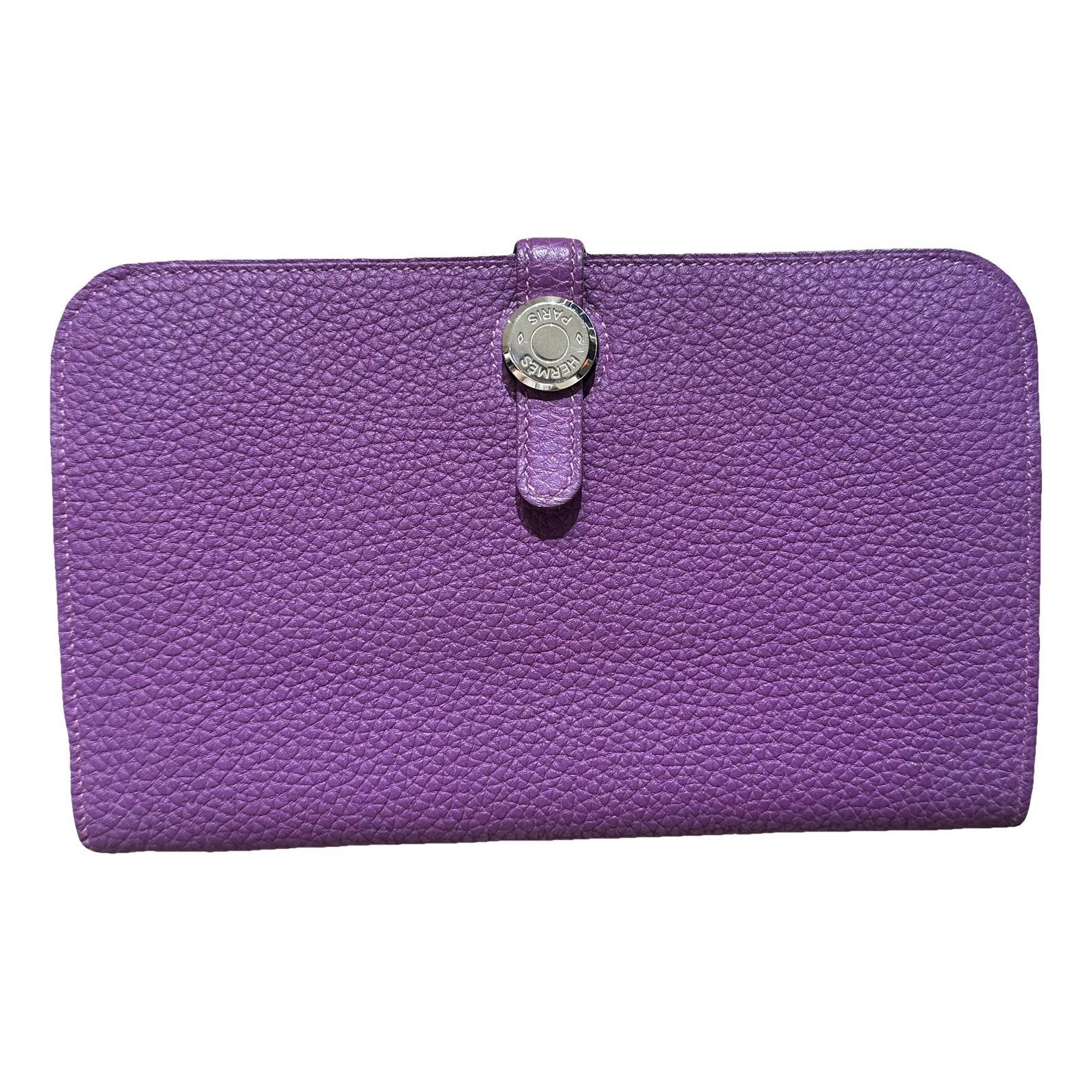 Dogon leather clutch bag
