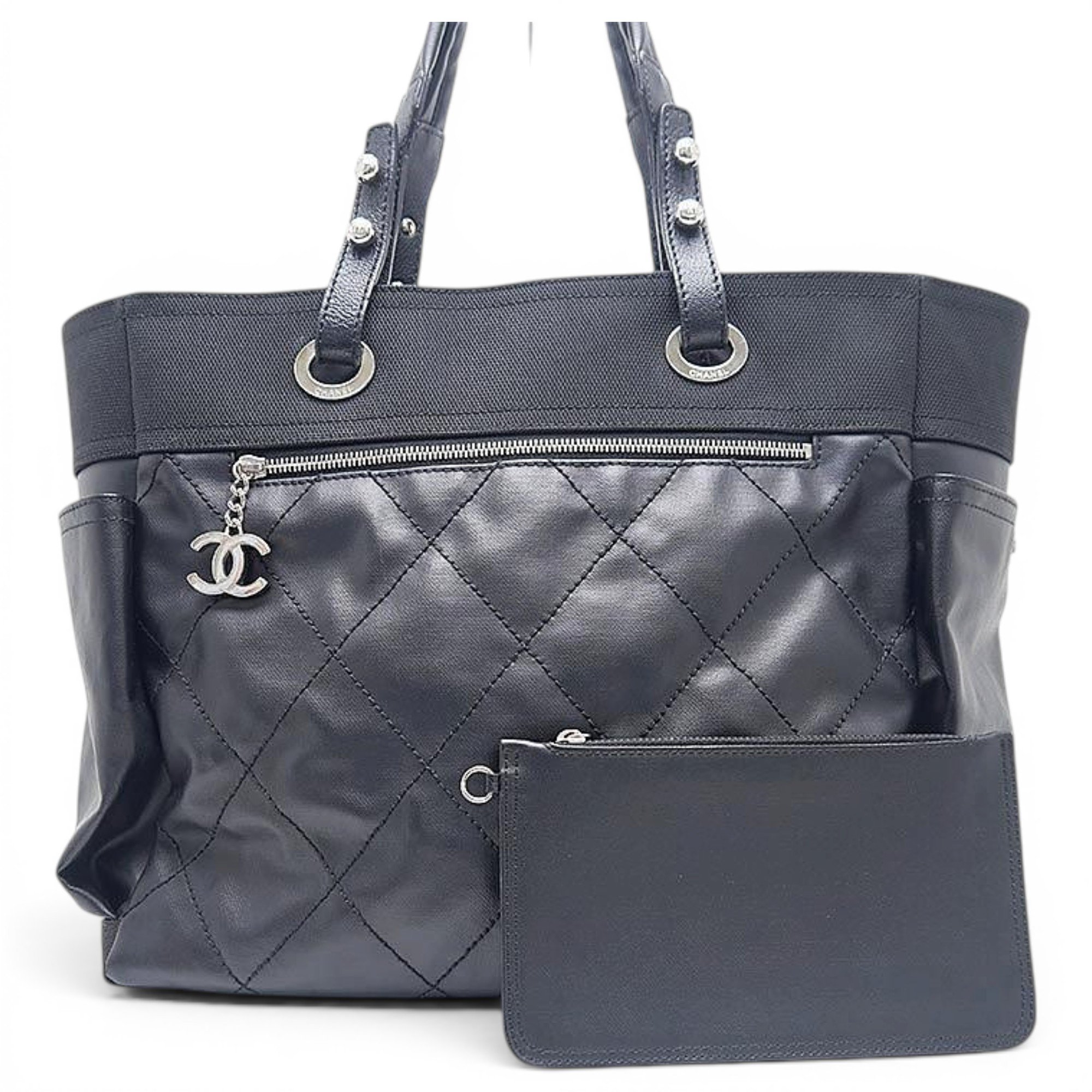Leather tote