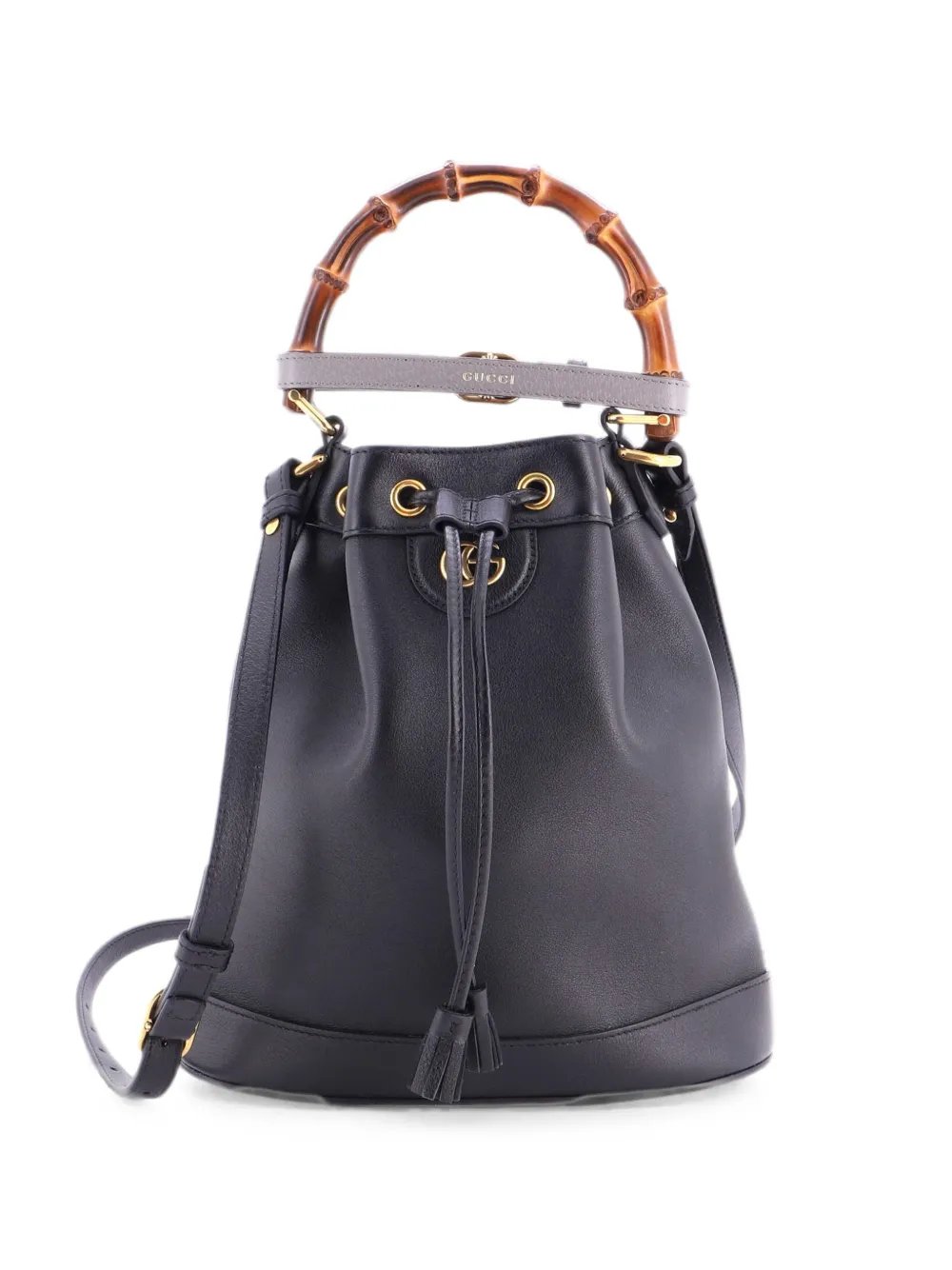 Diana Leather Small bucket bag