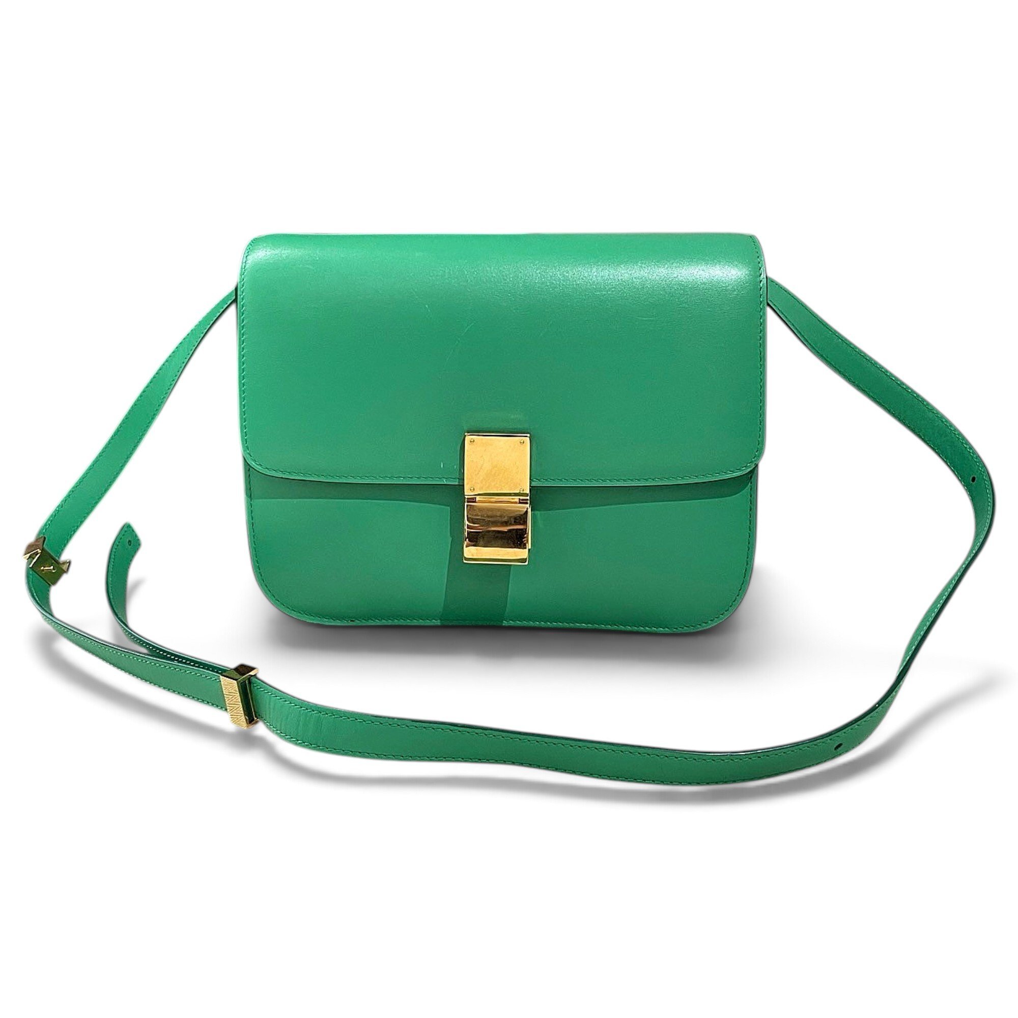 Classic leather handbag
