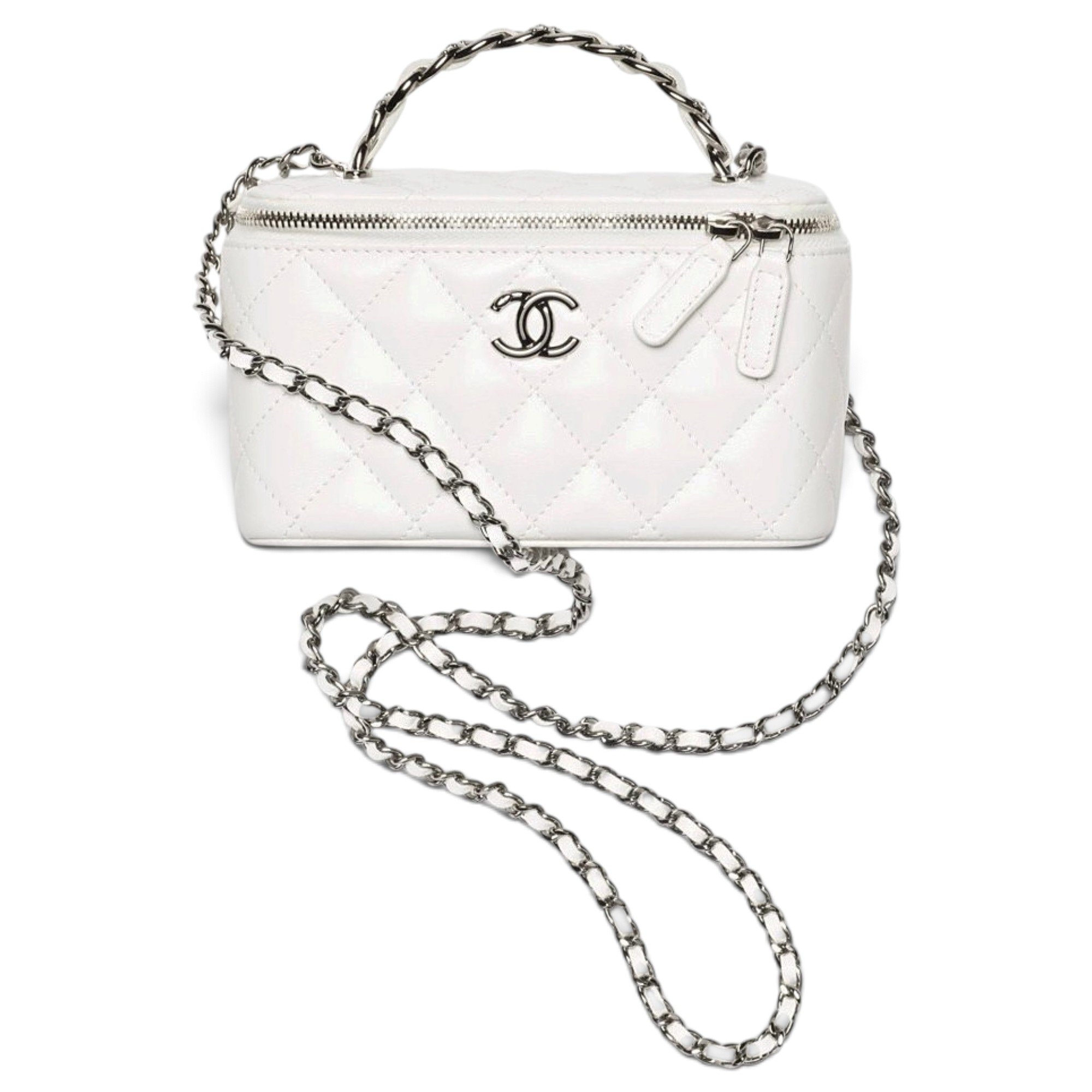 Trendy CC Vanity leather handbag