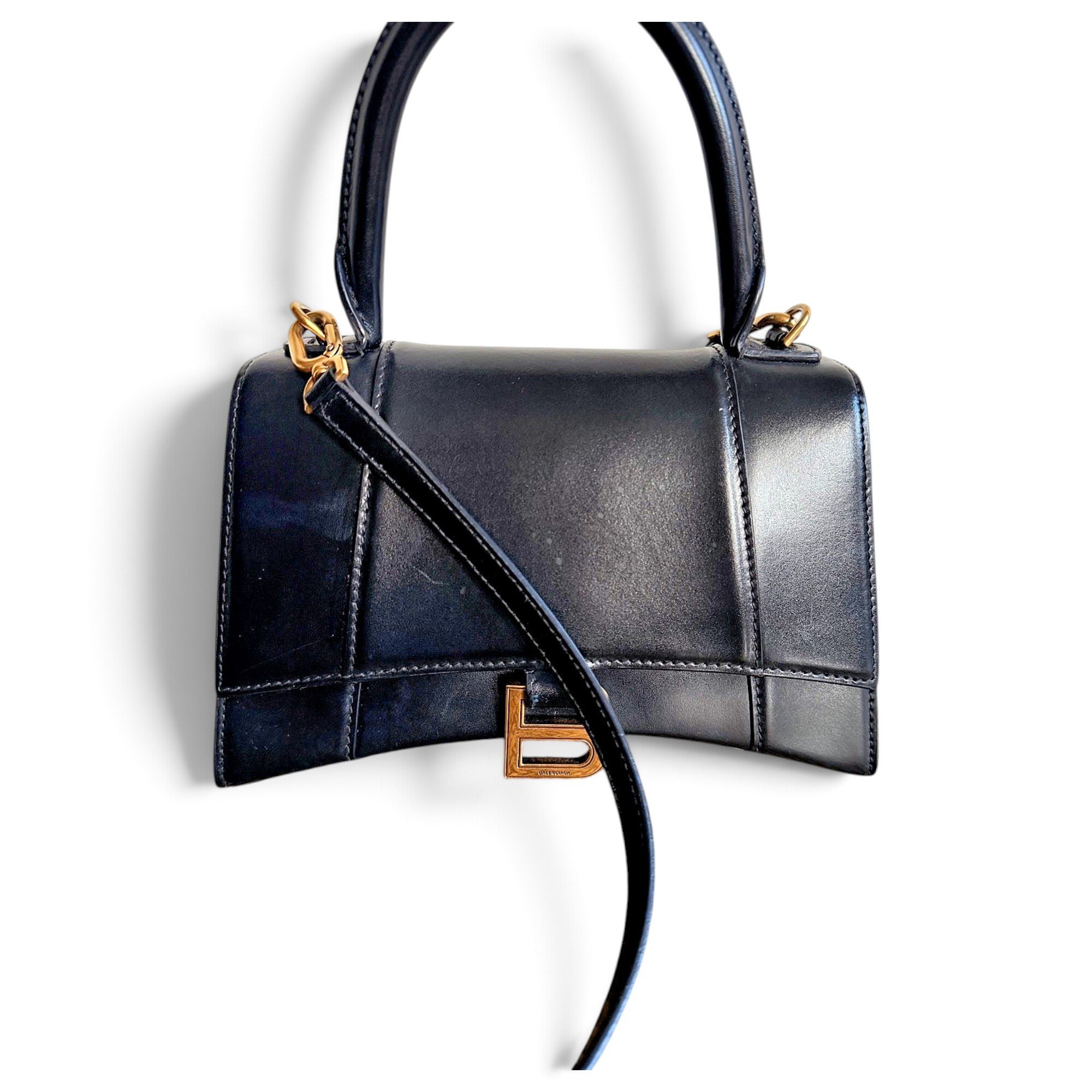Balenciaga Hourglass leather handbag