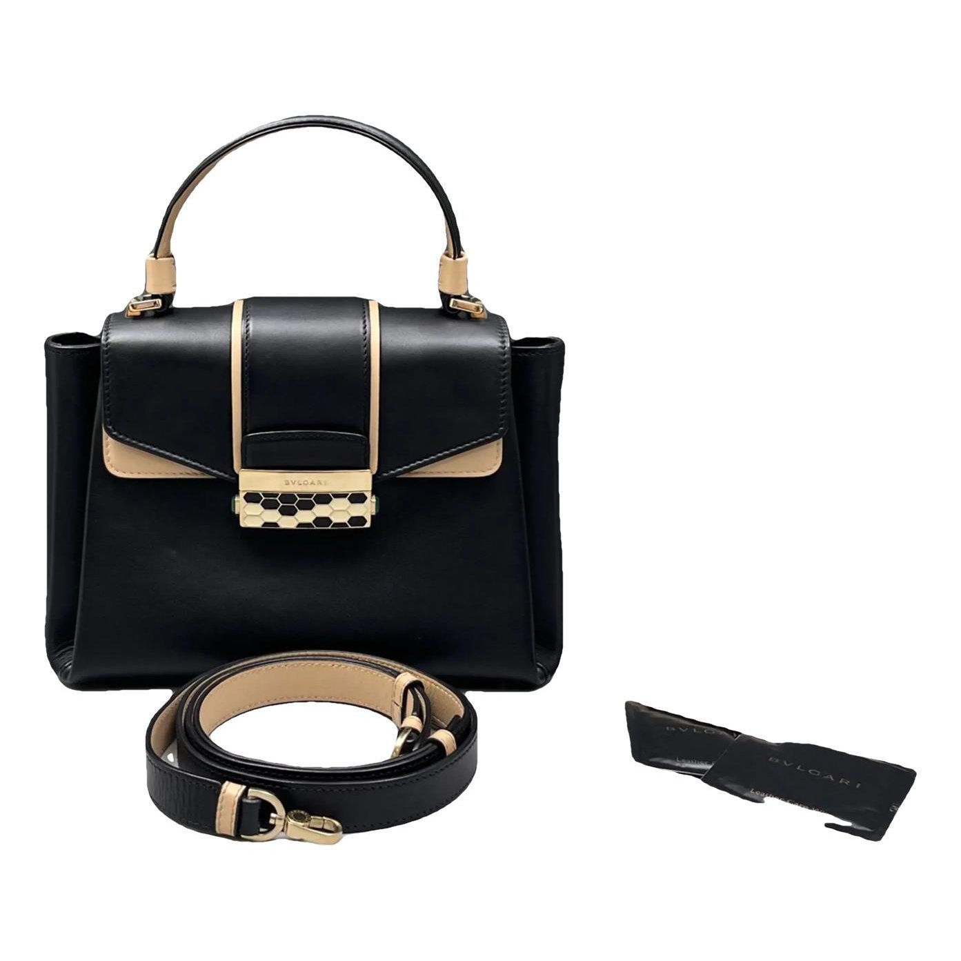 Serpenti leather handbag