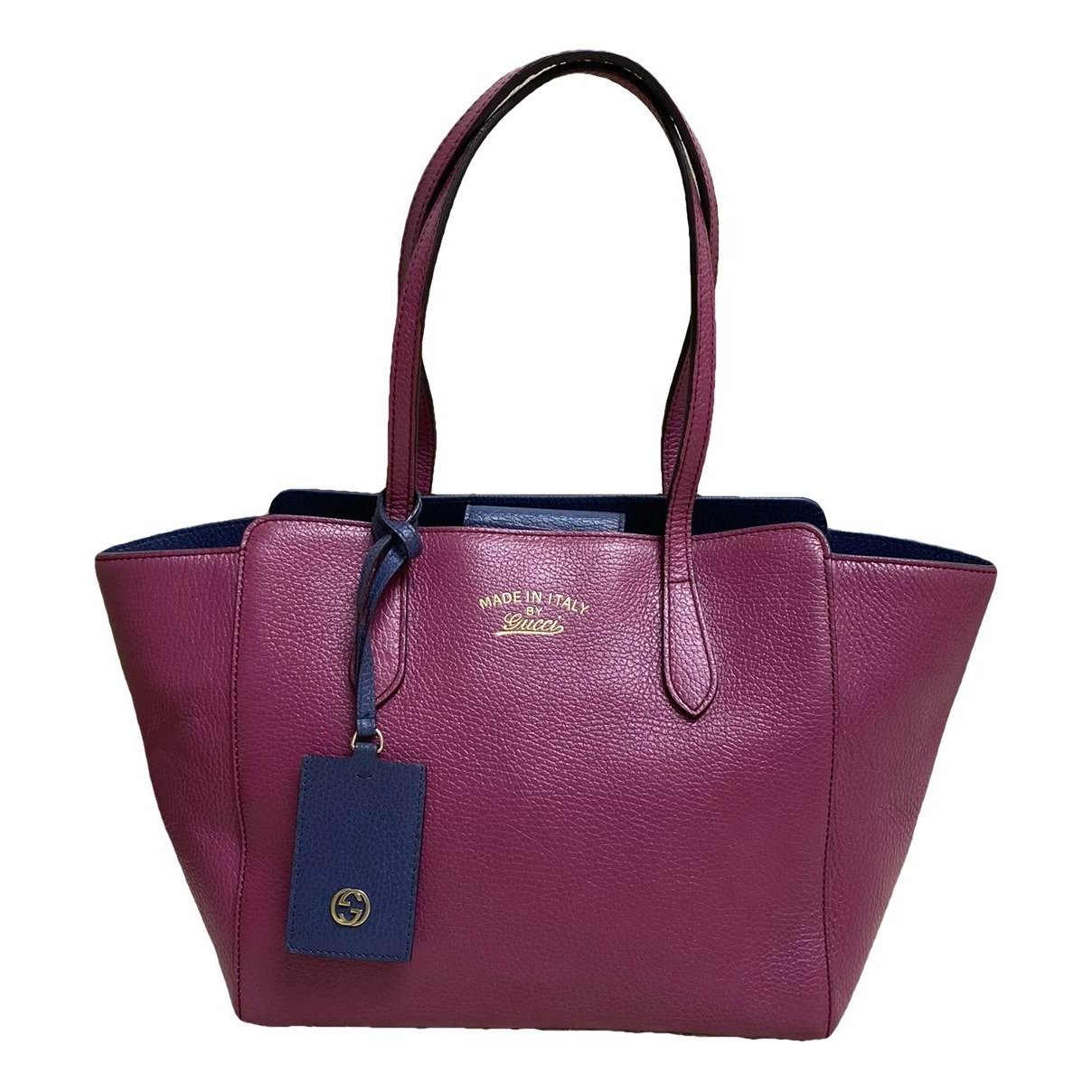 Swing leather tote