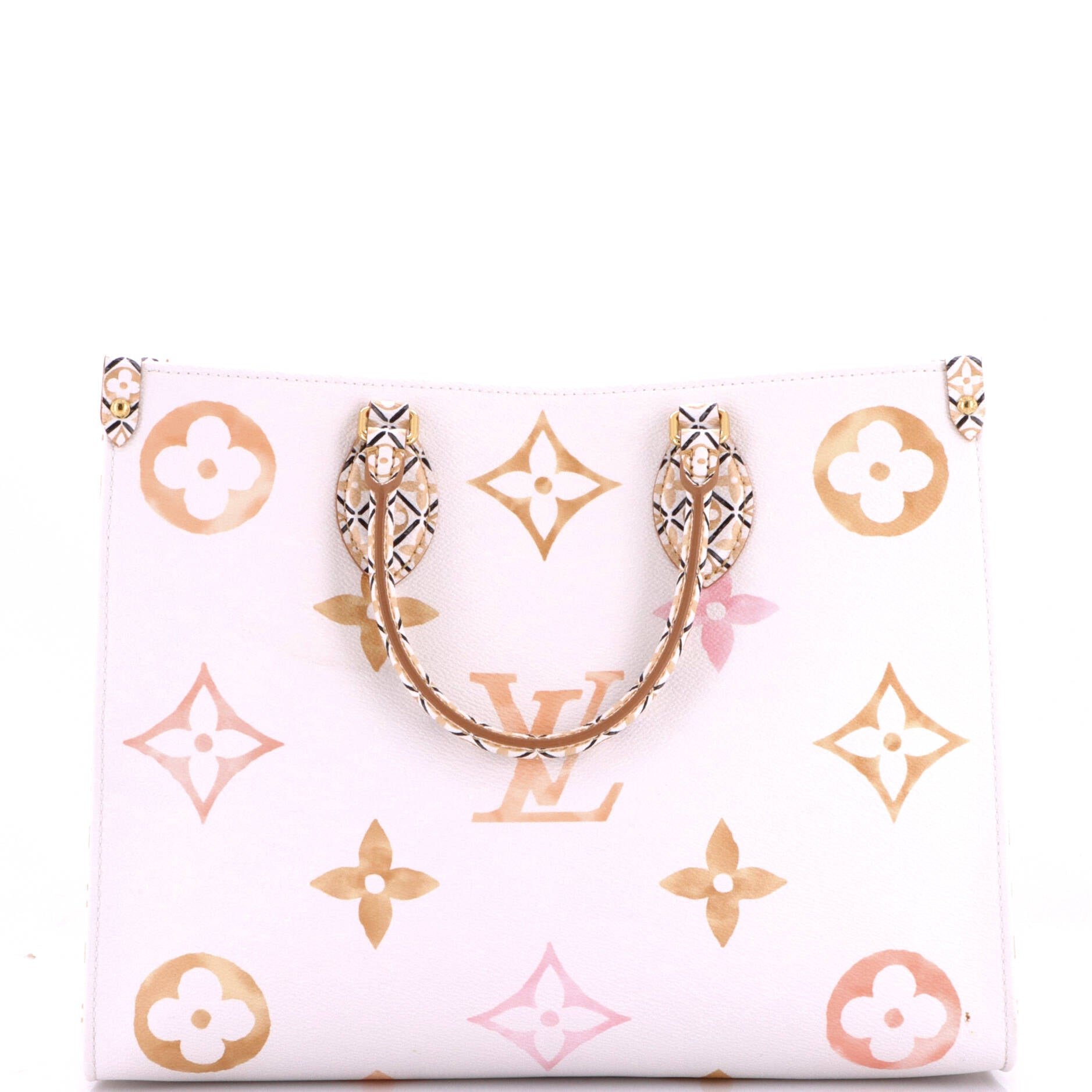 OnTheGo Tote By The Pool Monogram Watercolor Giant MM