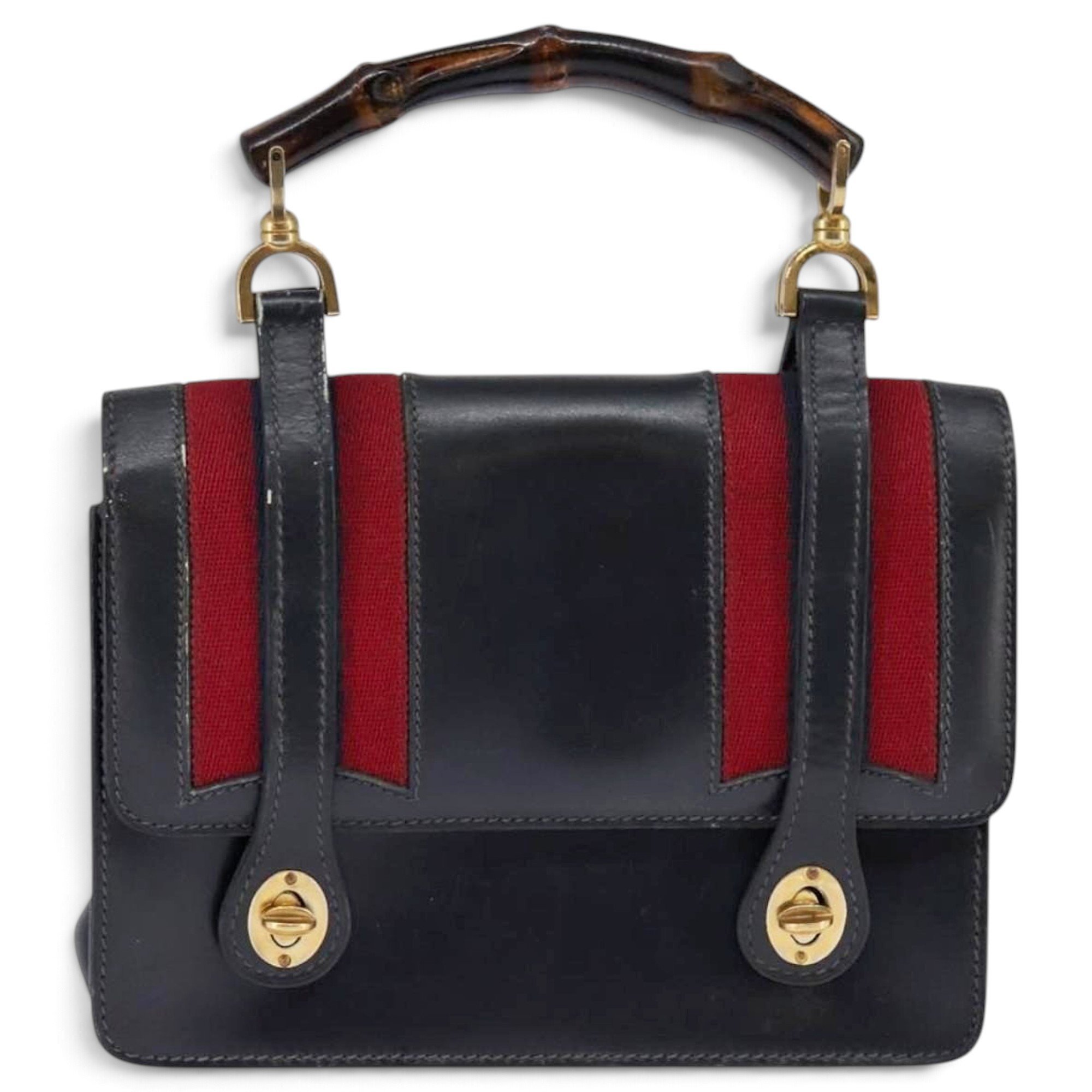 Bamboo leather handbag