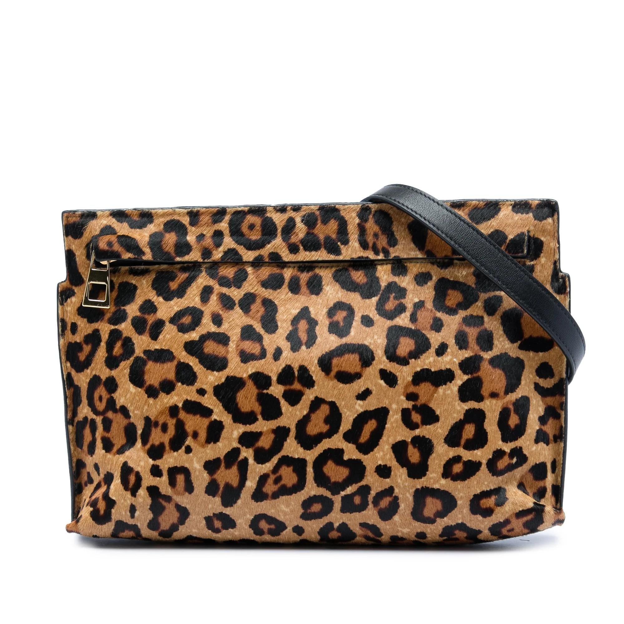Léo pony-style calfskin crossbody bag