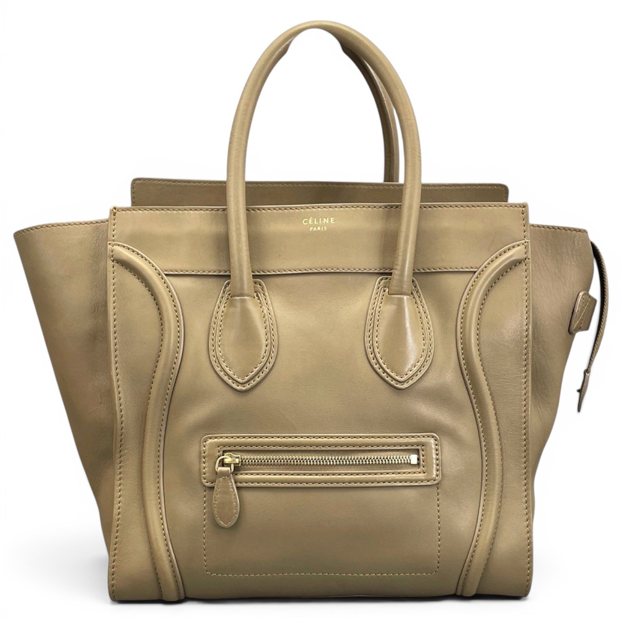 Luggage leather handbag