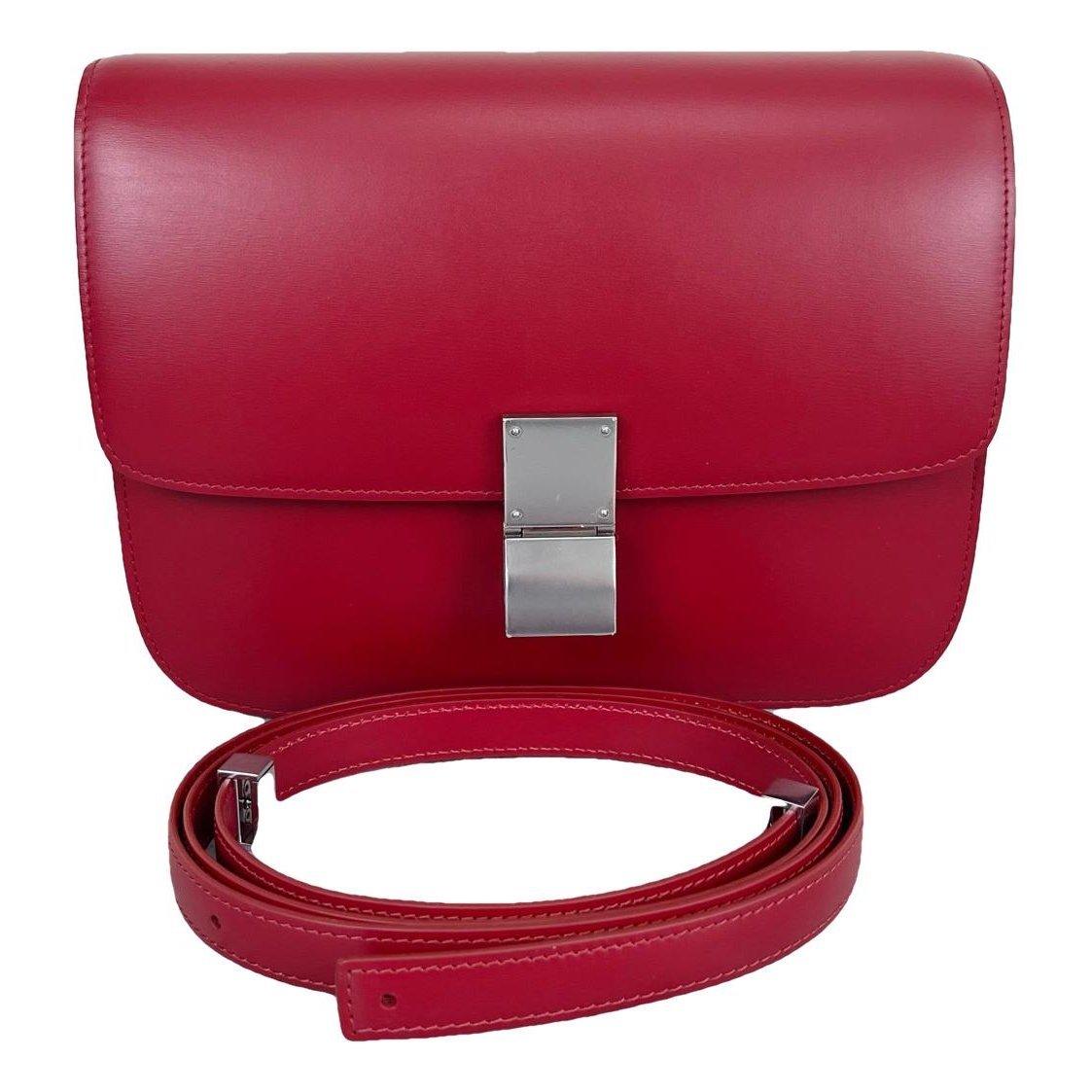 Classic leather crossbody bag