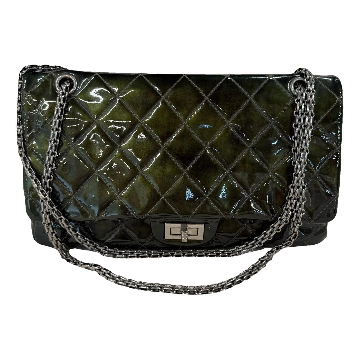 Patent leather handbag