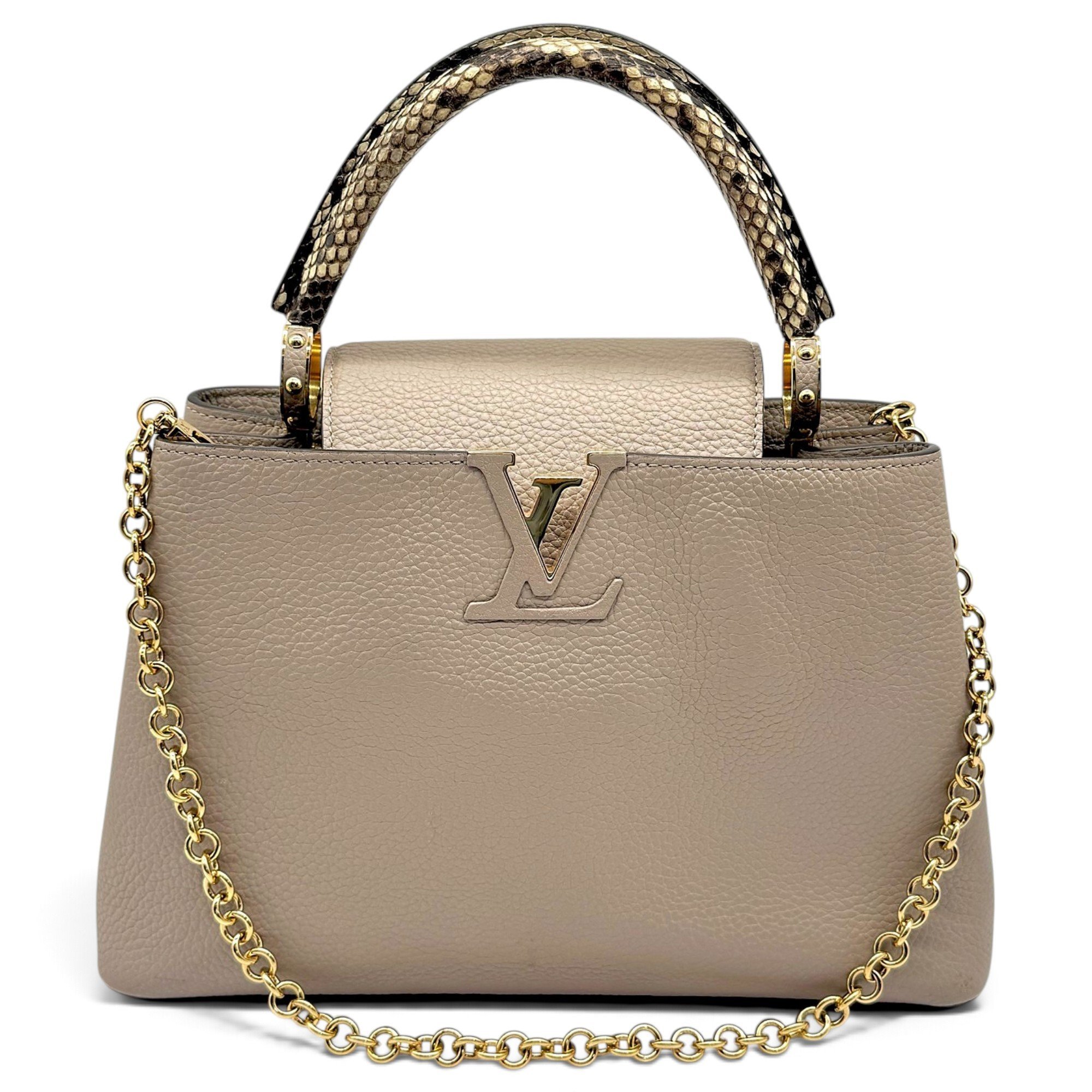 Capucines leather handbag