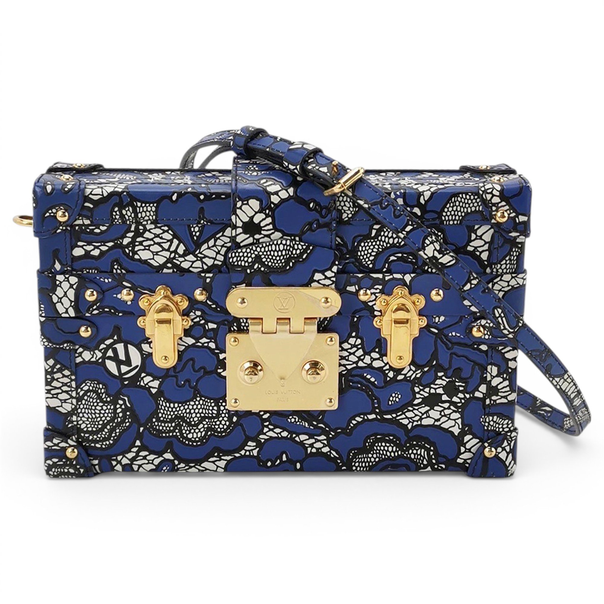 Louis Vuitton Petite Malle leather handbag