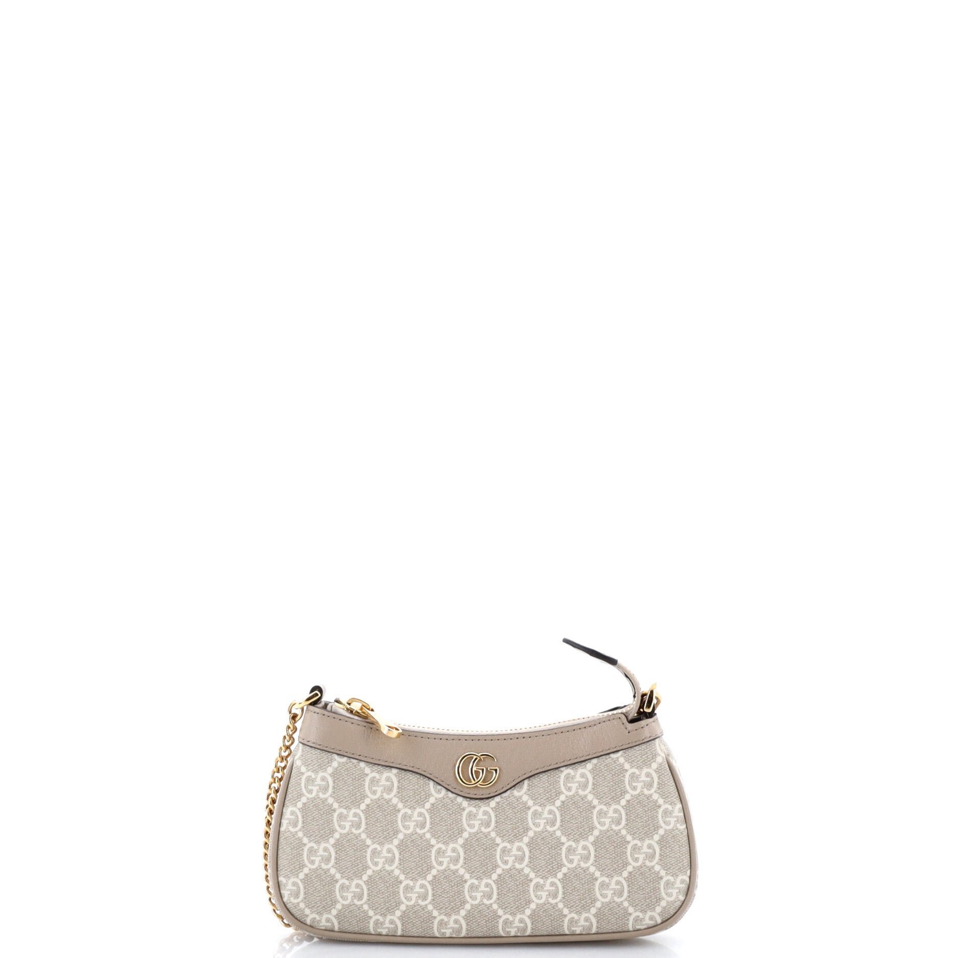 Ophidia Charm Shoulder Bag GG Coated Canvas with Leather Mini