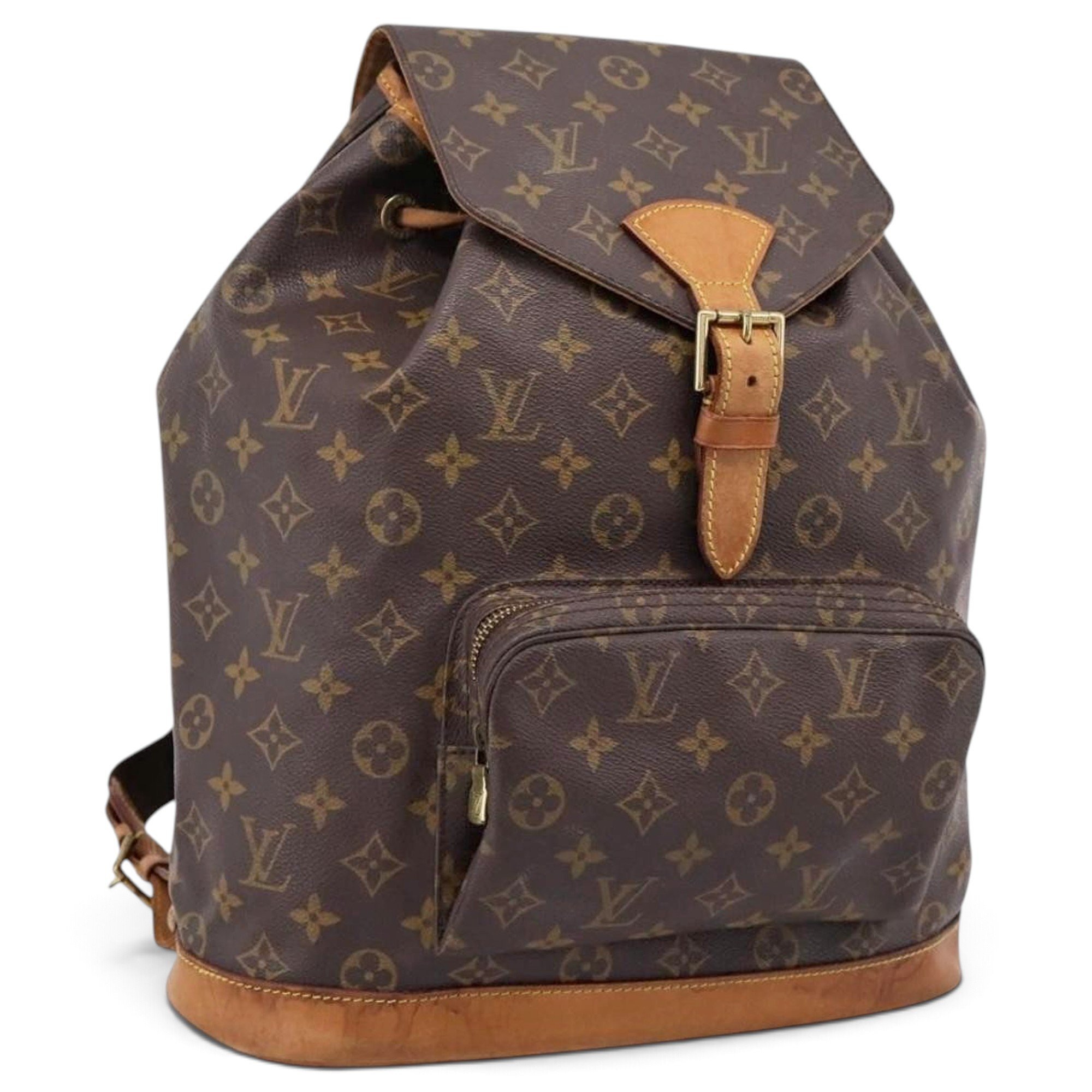 Montsouris leather backpack