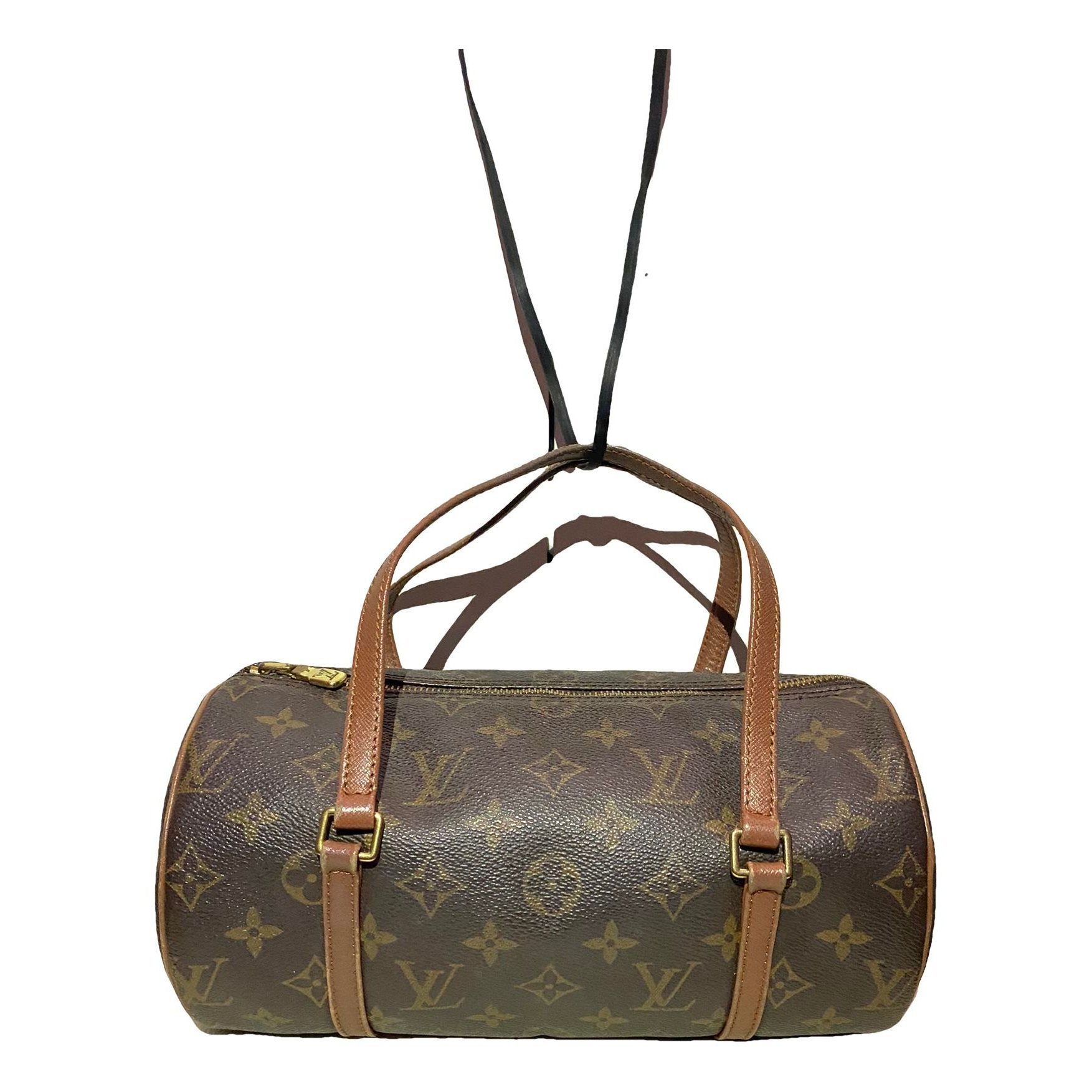 Papillon leather handbag