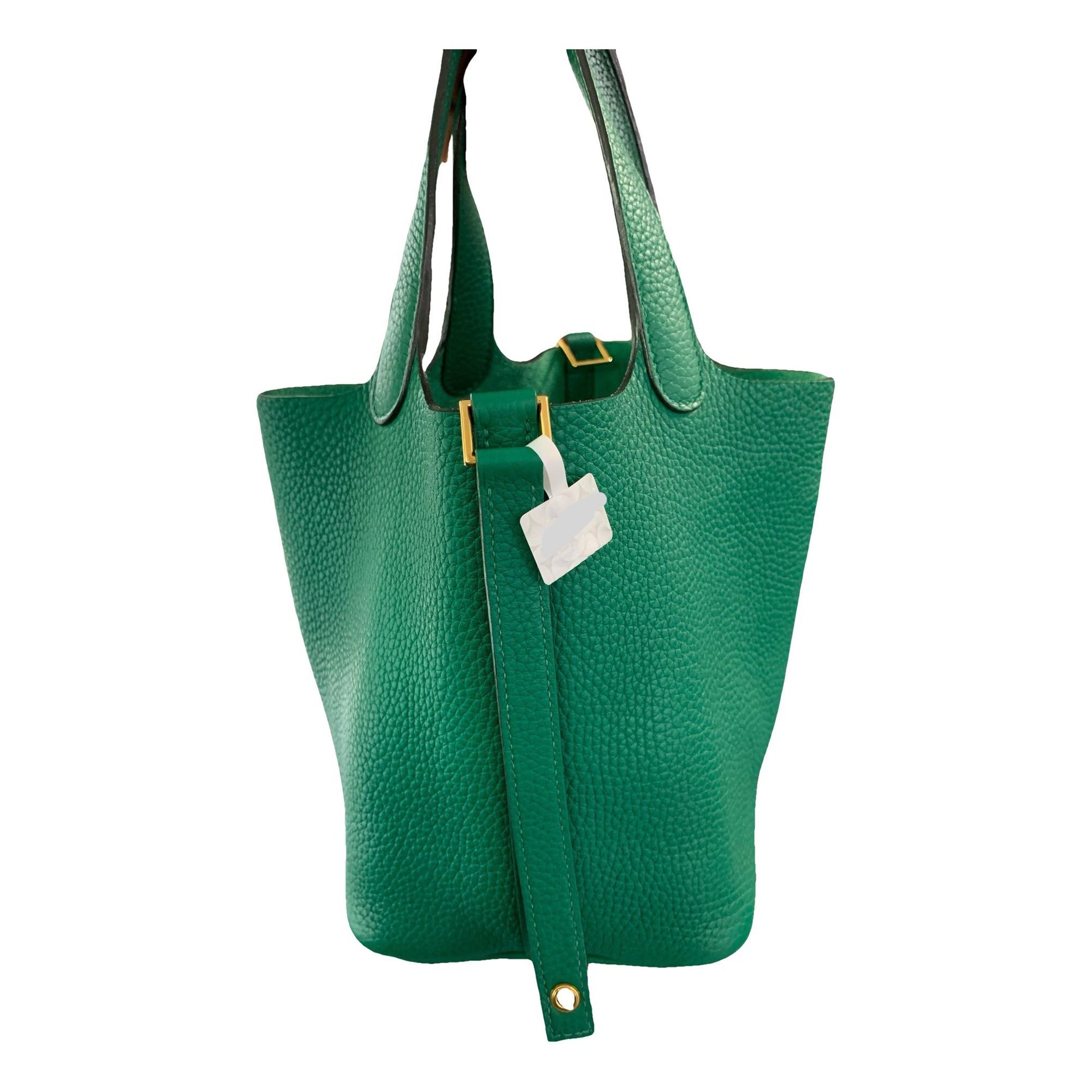 Picotin leather handbag