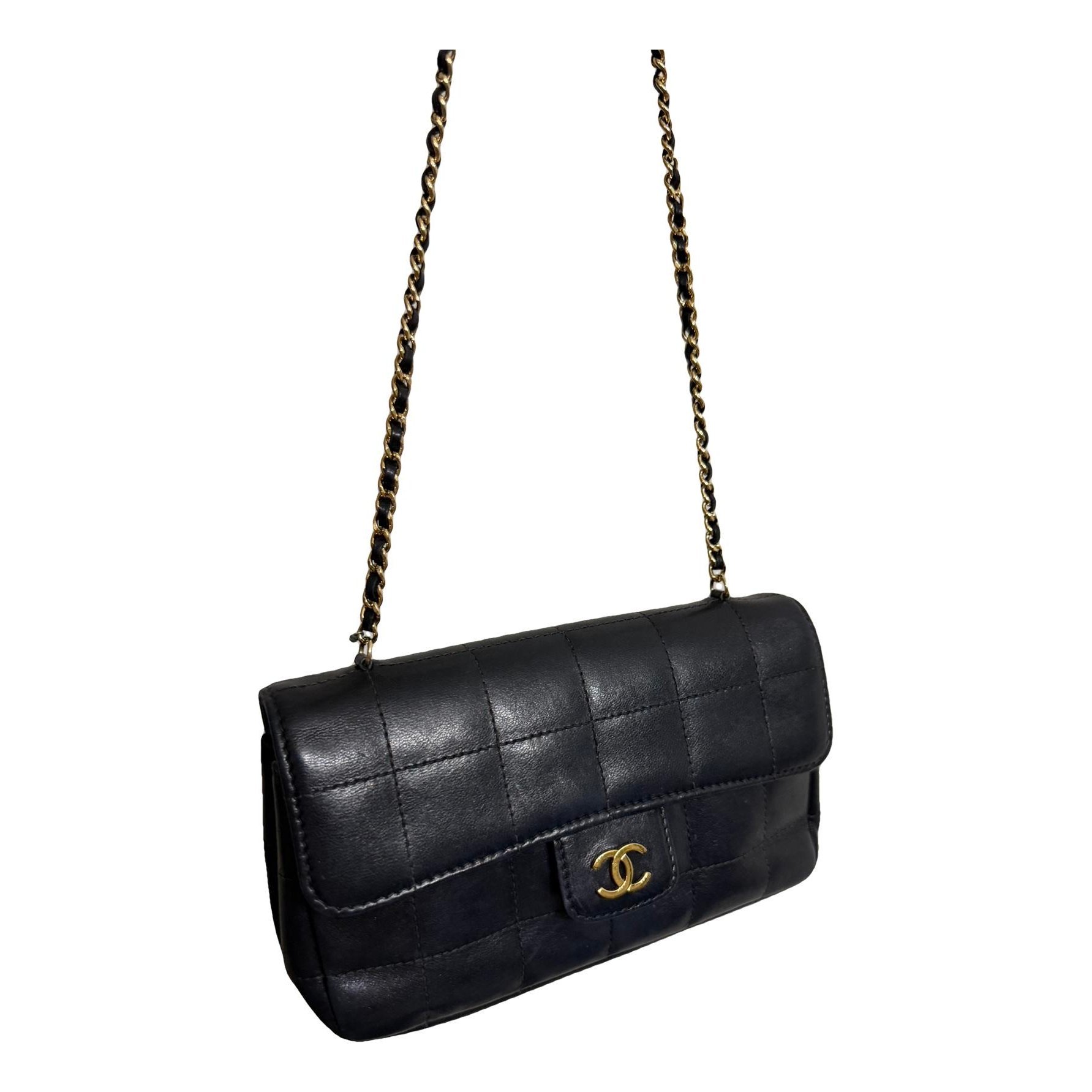 East West Chocolate Bar leather handbag
