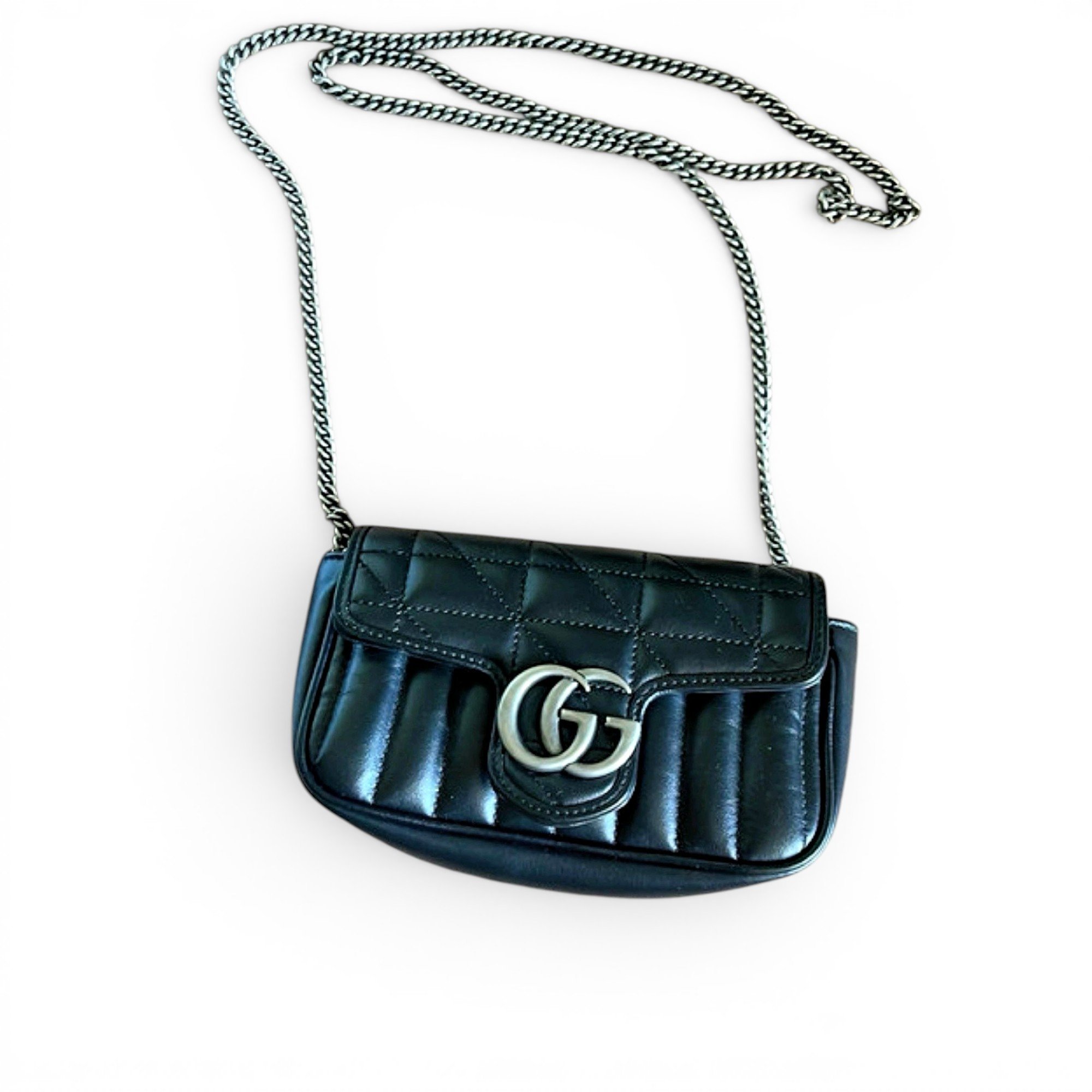 Gucci Marmont leather clutch bag
